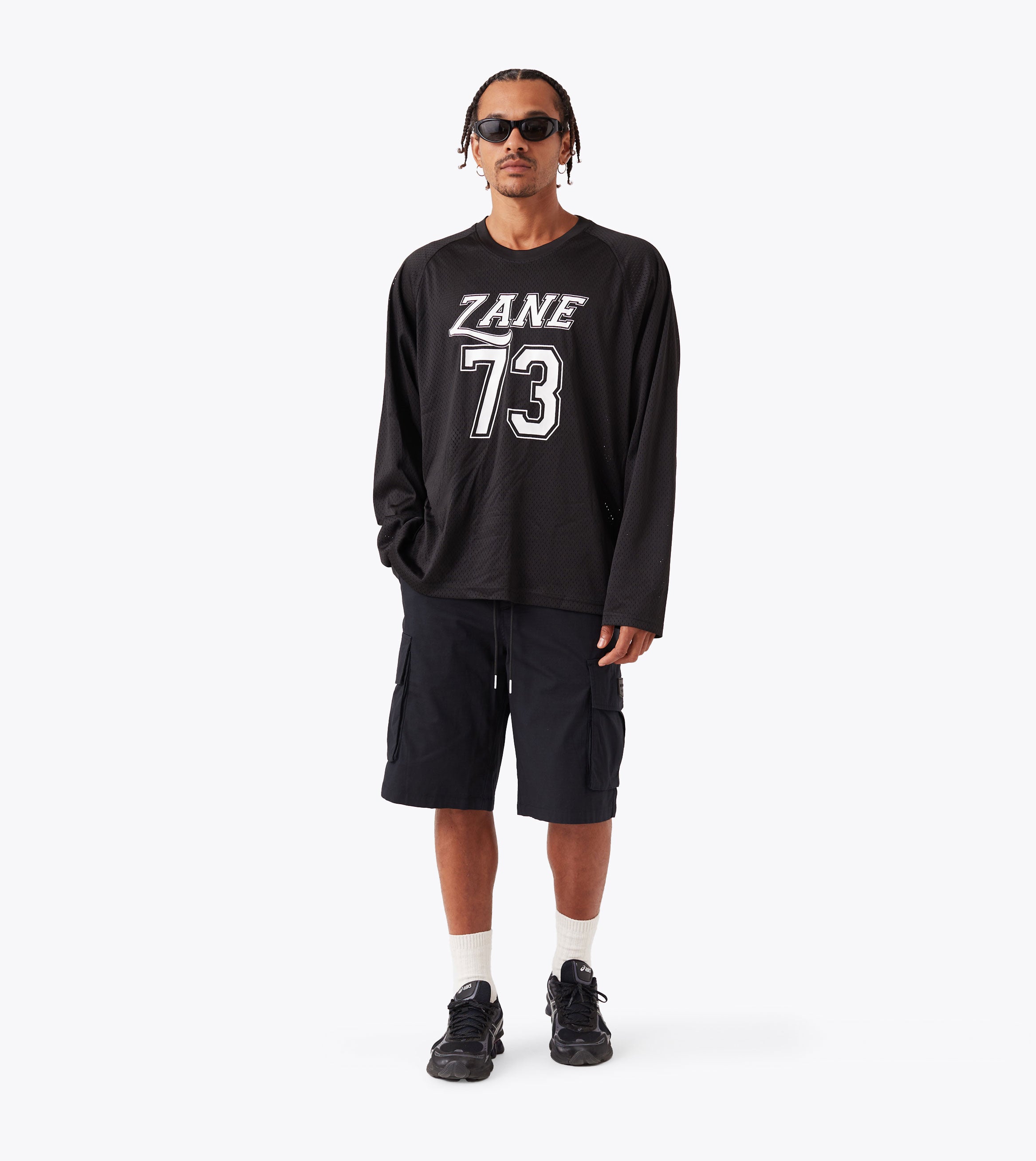 73 Hockey Jersey Black