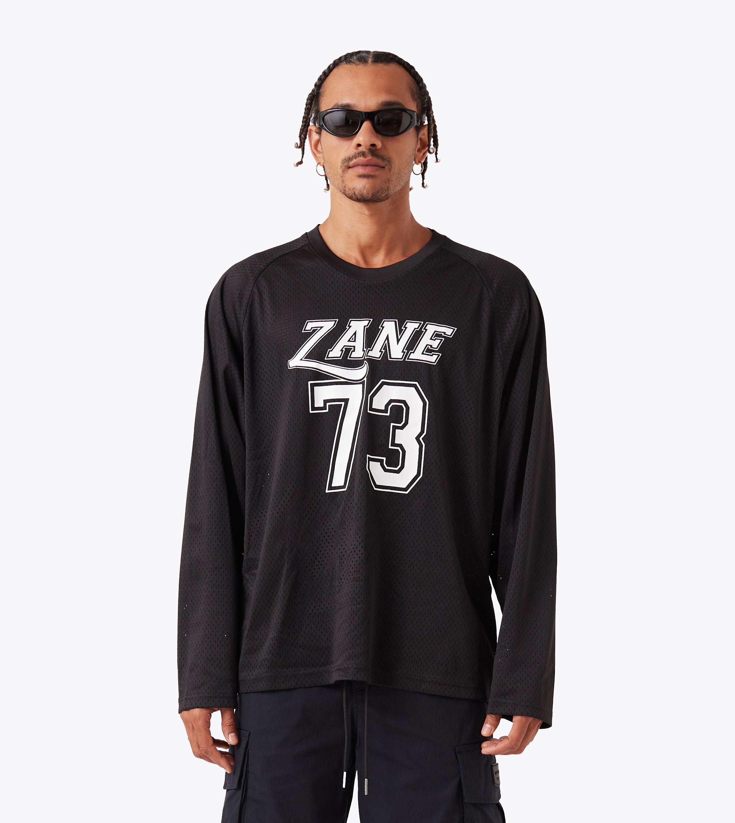 73 Hockey Jersey Black