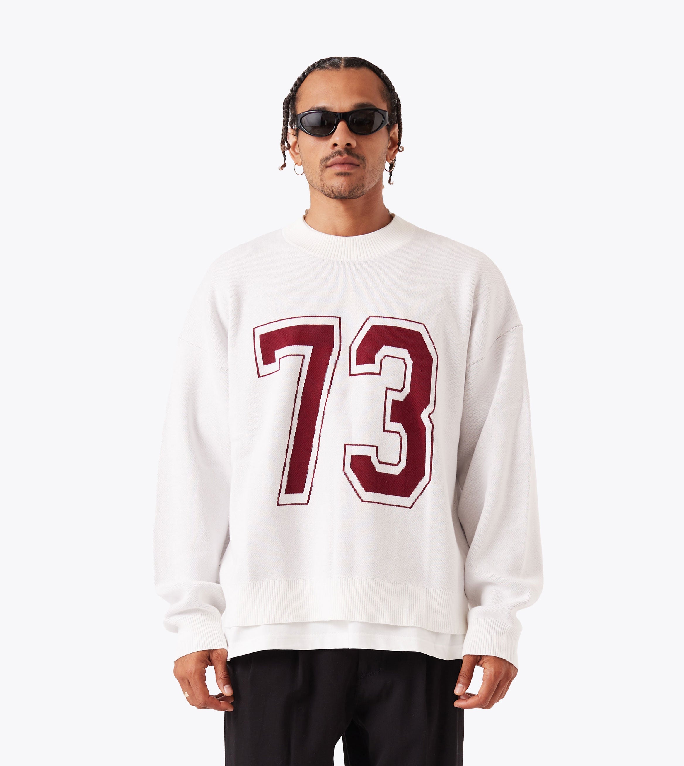 73 OS Knit Vintage White
