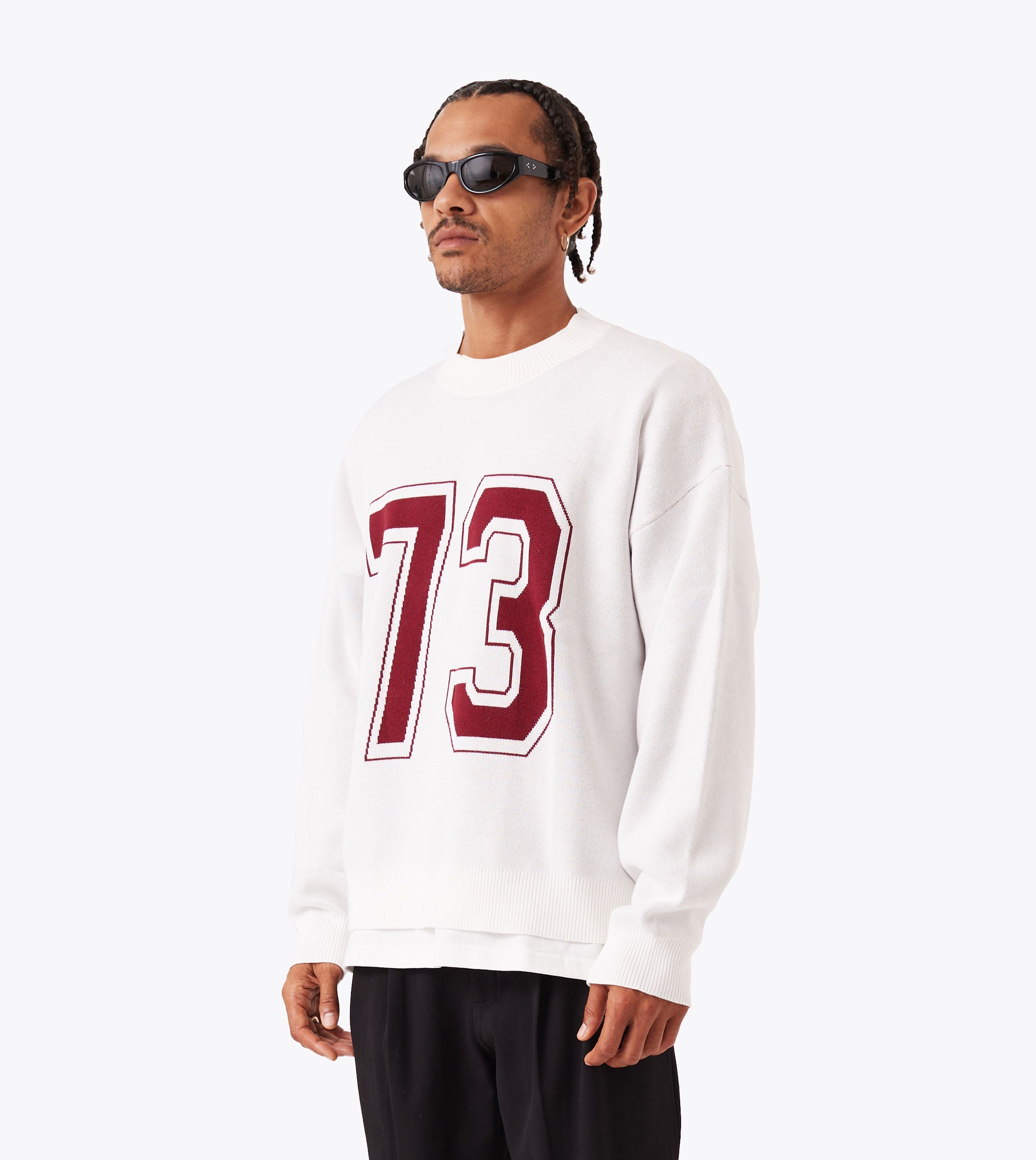 73 OS Knit Vintage White