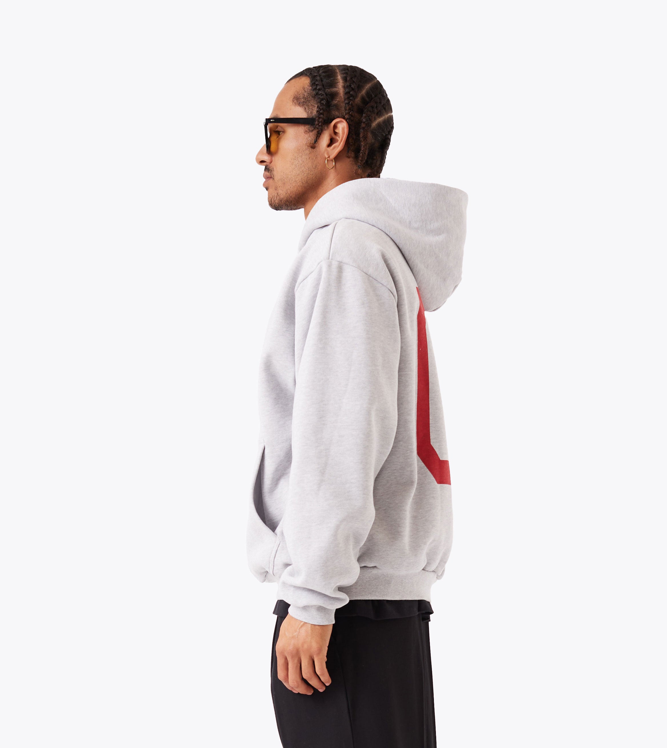 Ath. Box Hood Grey Marle