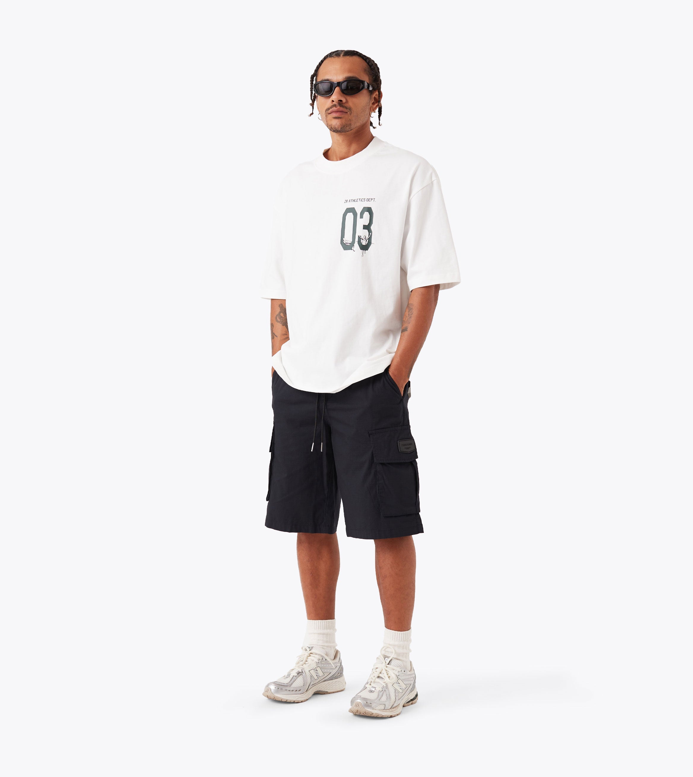 Ath. Dept. Flow Tee Vintage White