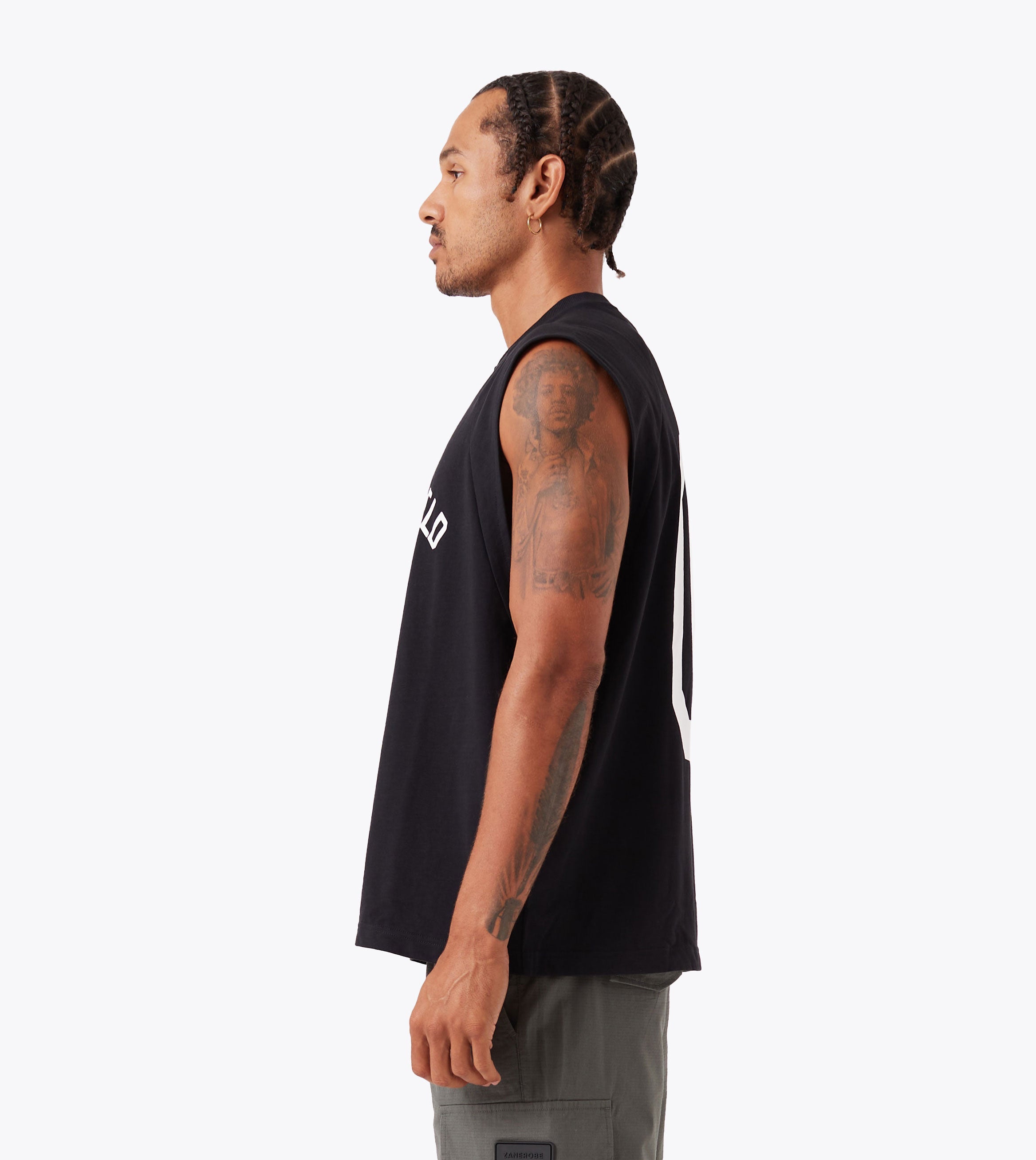 Ath. Raglan Muscle Black