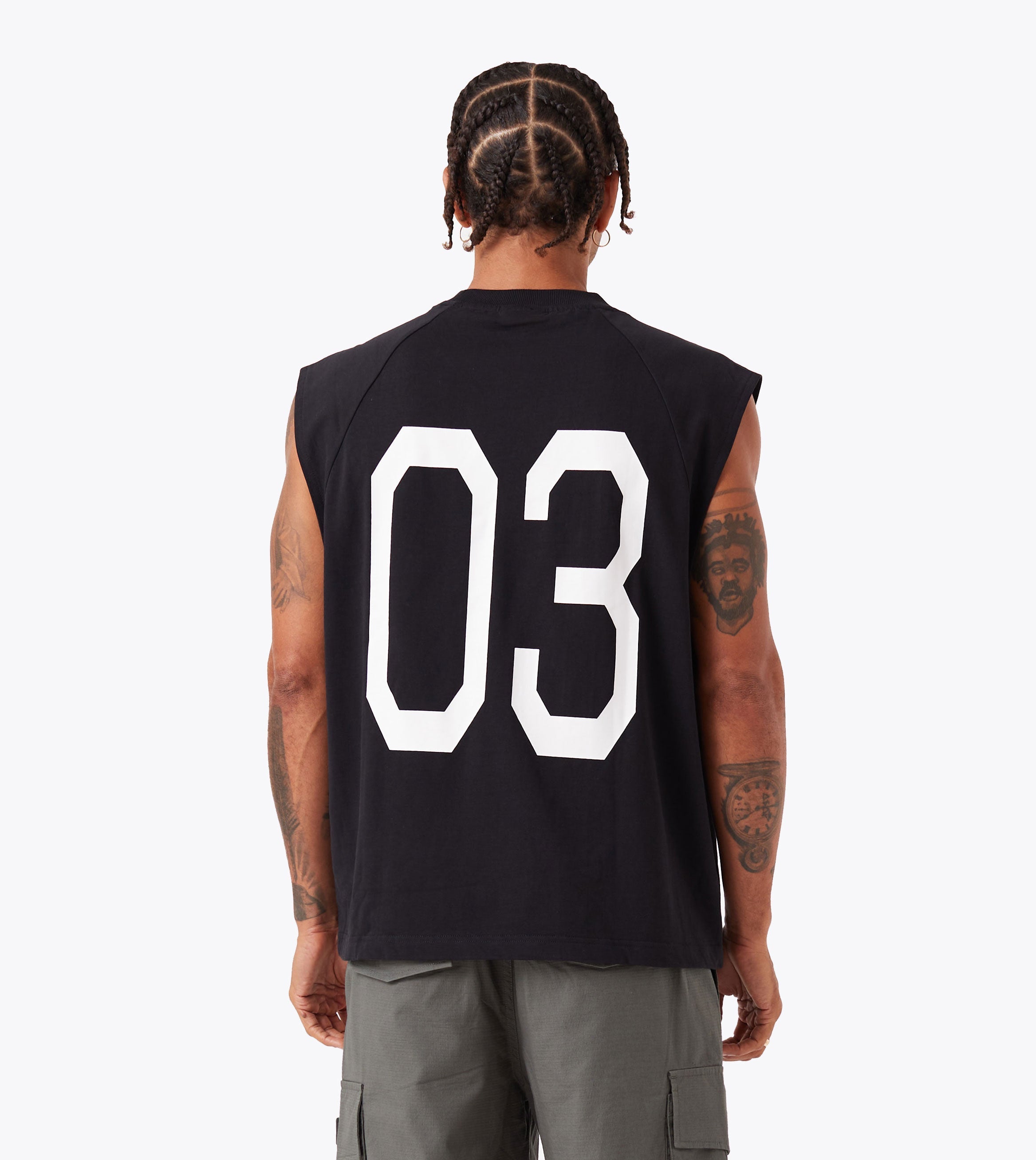 Ath. Raglan Muscle Black