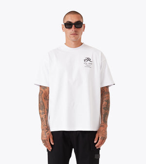 Beyond Borders Box Tee White