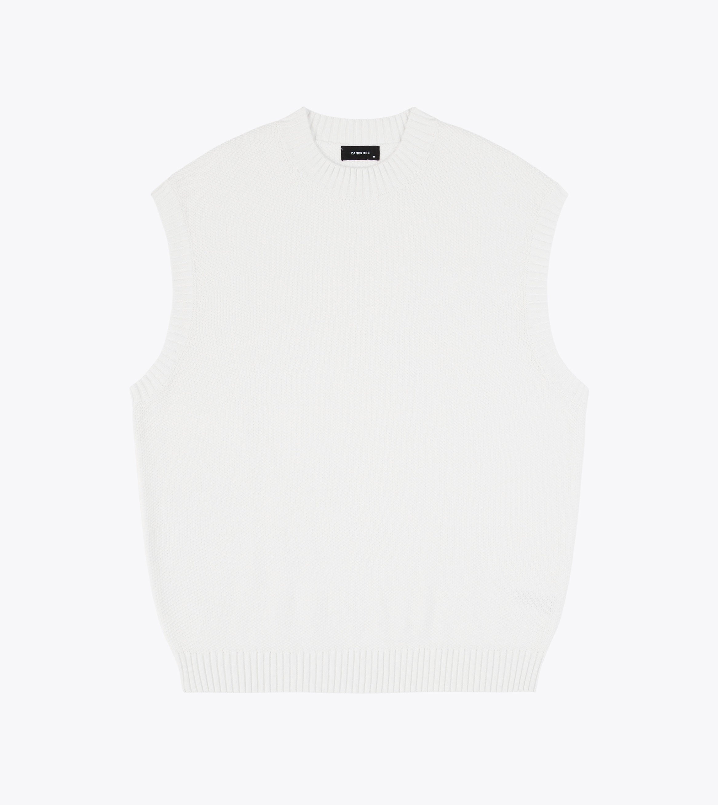 Boucle Vest Vintage White