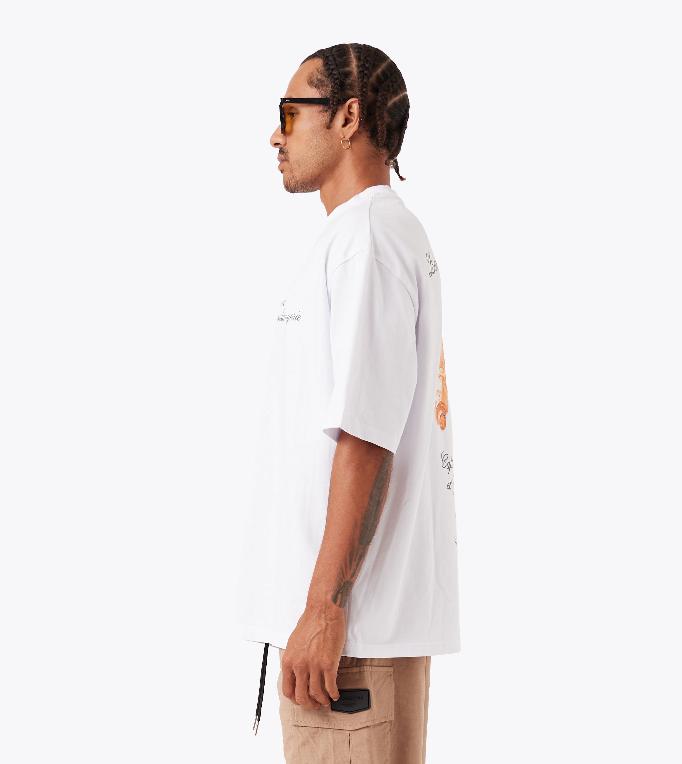 Boulangerie Flow Tee White
