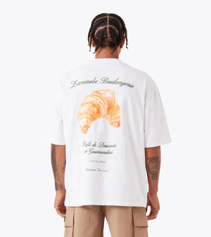 Boulangerie Flow Tee White