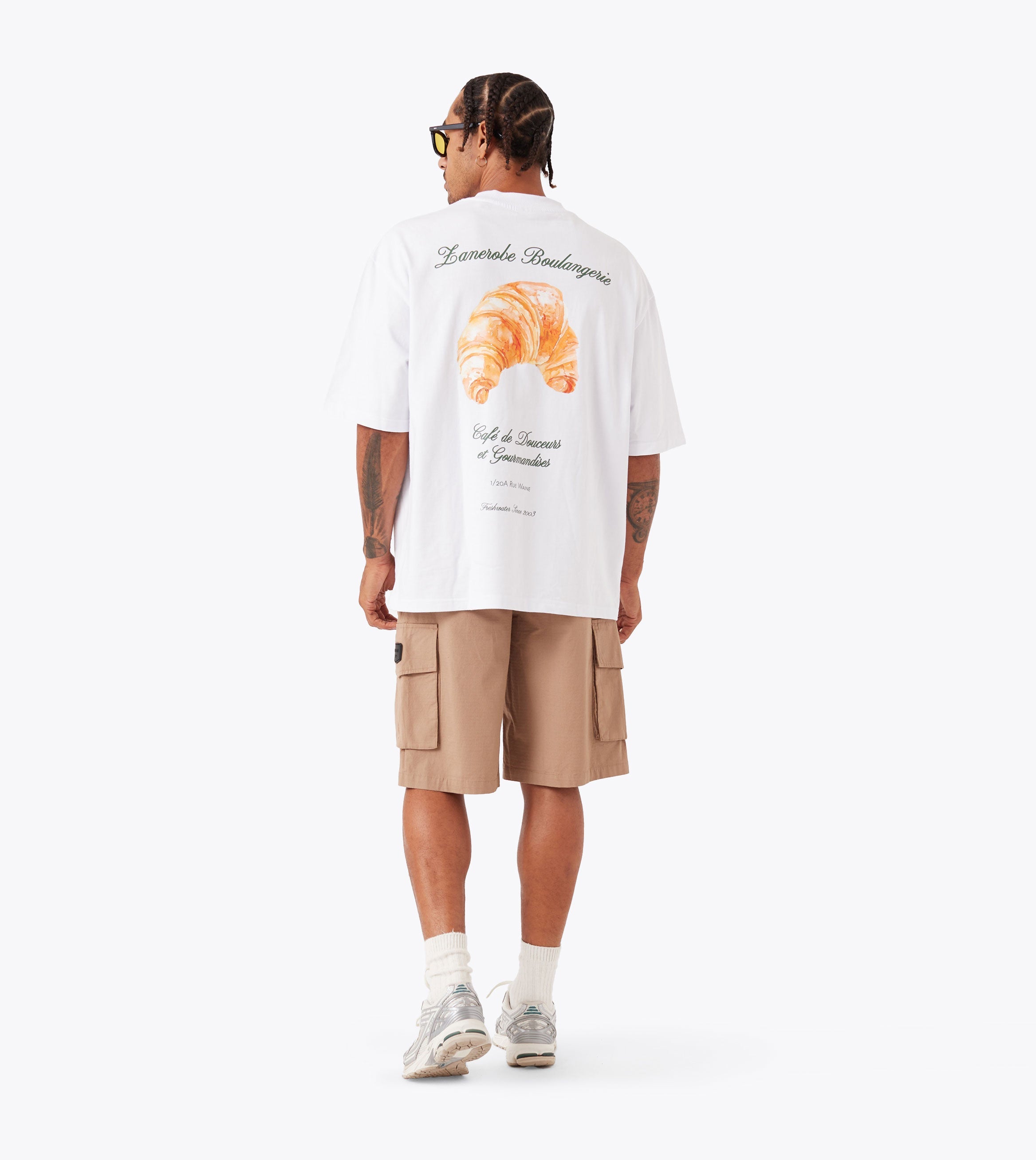 Boulangerie Flow Tee White