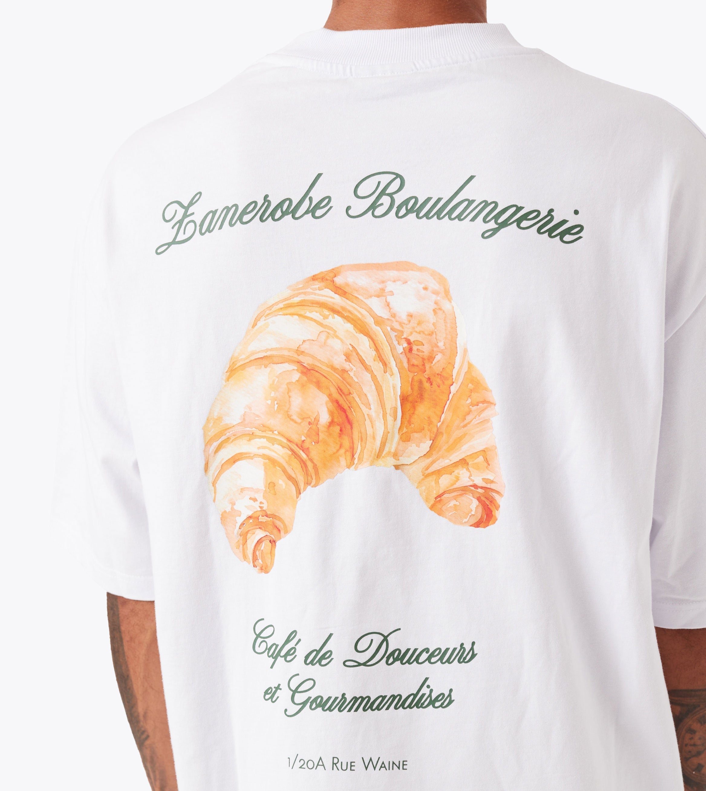 Boulangerie Flow Tee White