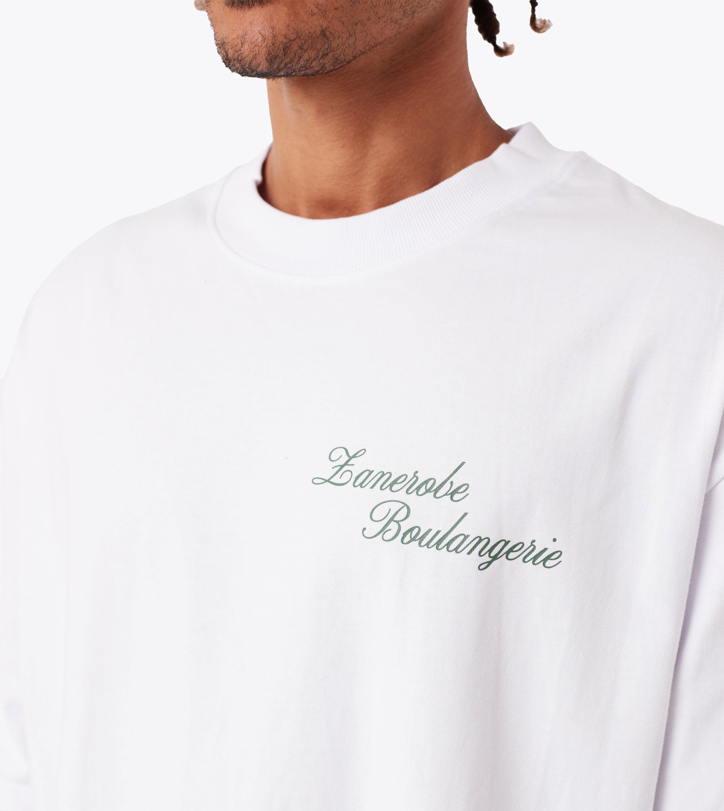 Boulangerie Flow Tee White