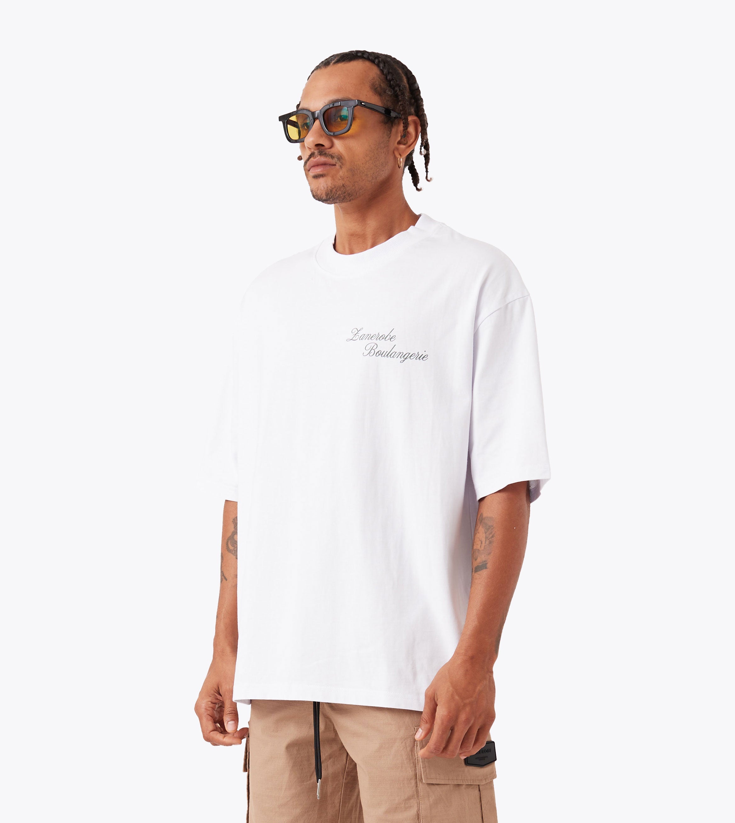 Boulangerie Flow Tee White