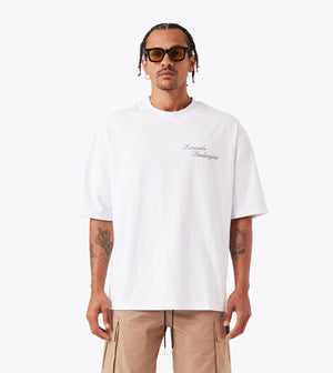 Boulangerie Flow Tee White