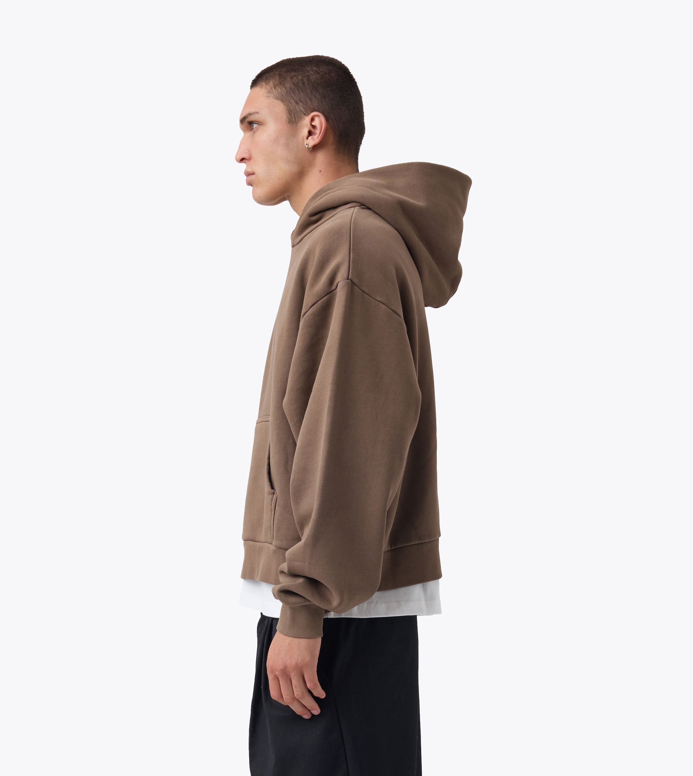 Box Crop Hood GD Choc