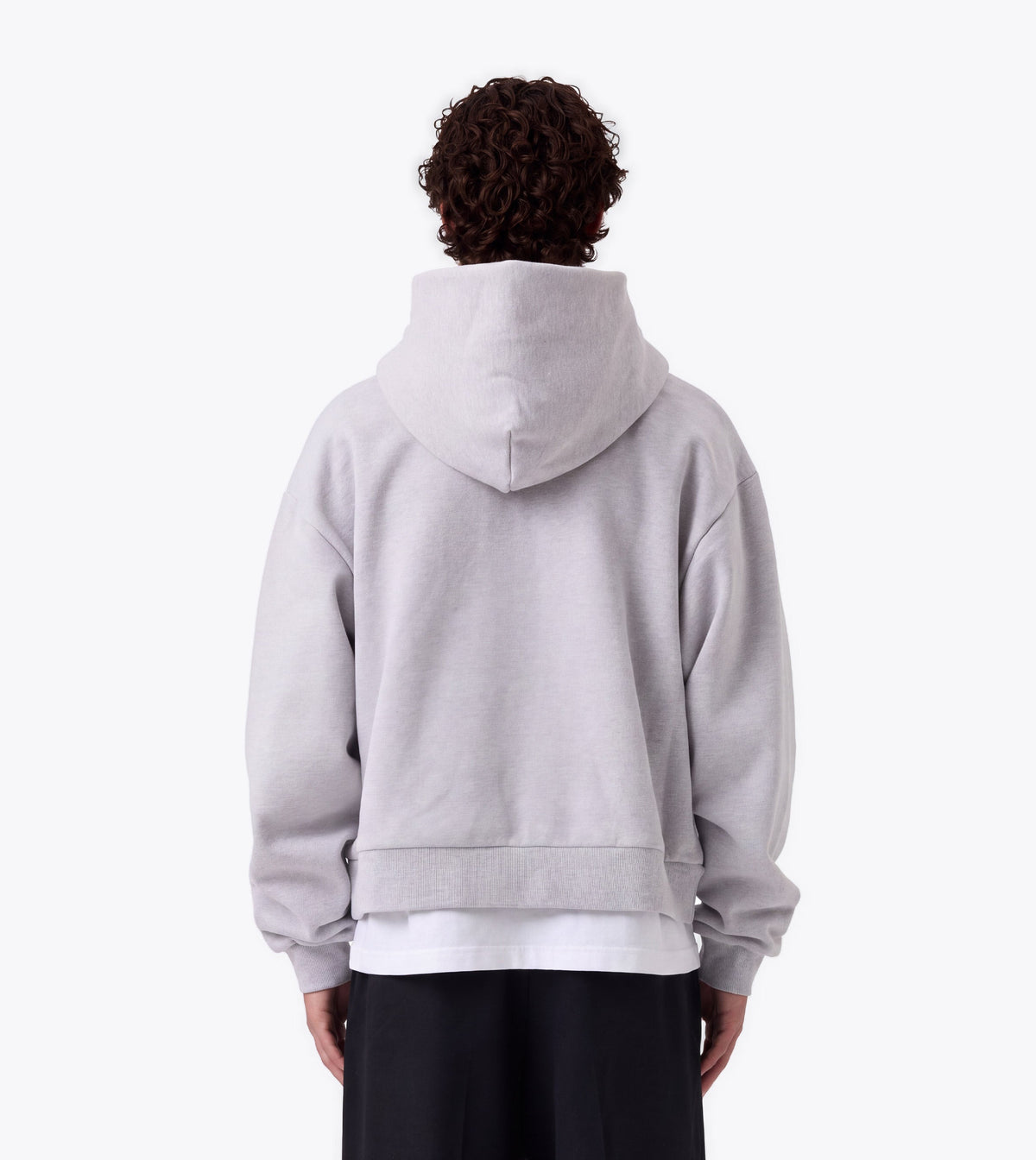 Box Crop Hood Medium Grey Marle - Coming Soon