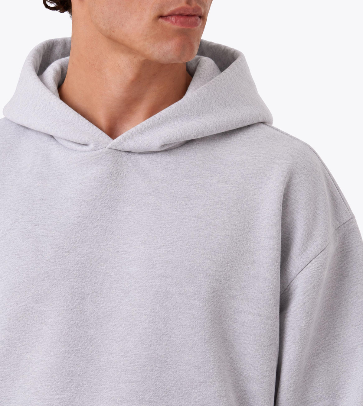 Box Crop Hood Medium Grey Marle - Coming Soon