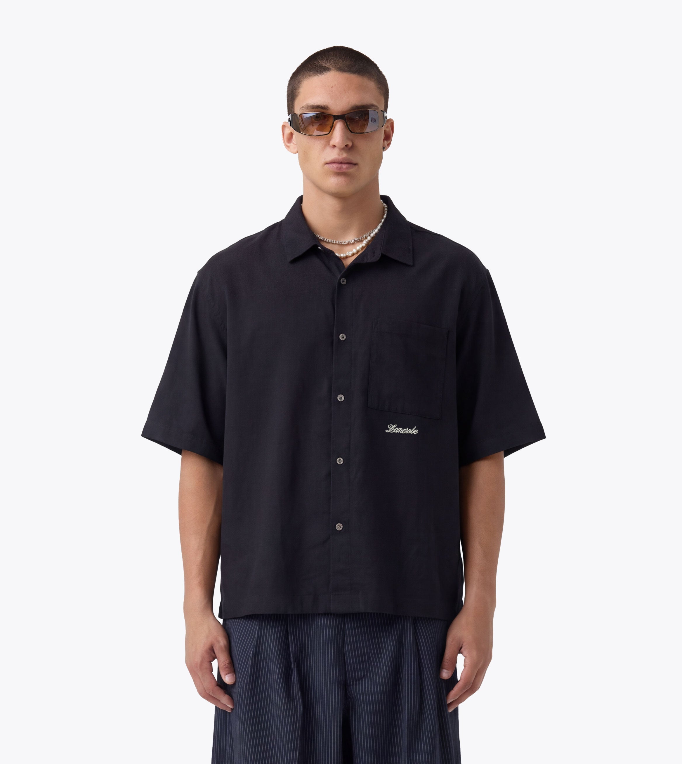 Box Crop Shirt Black - Coming Soon