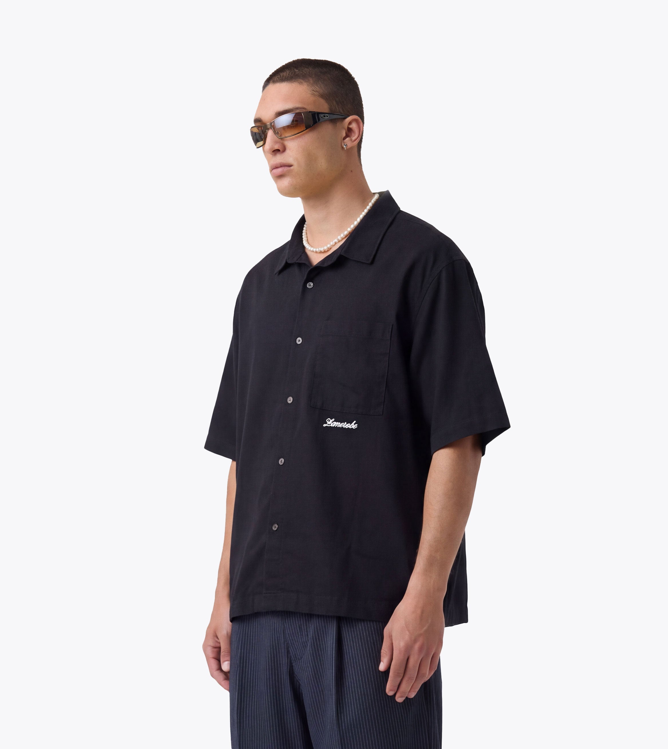 Box Crop Shirt Black - Coming Soon