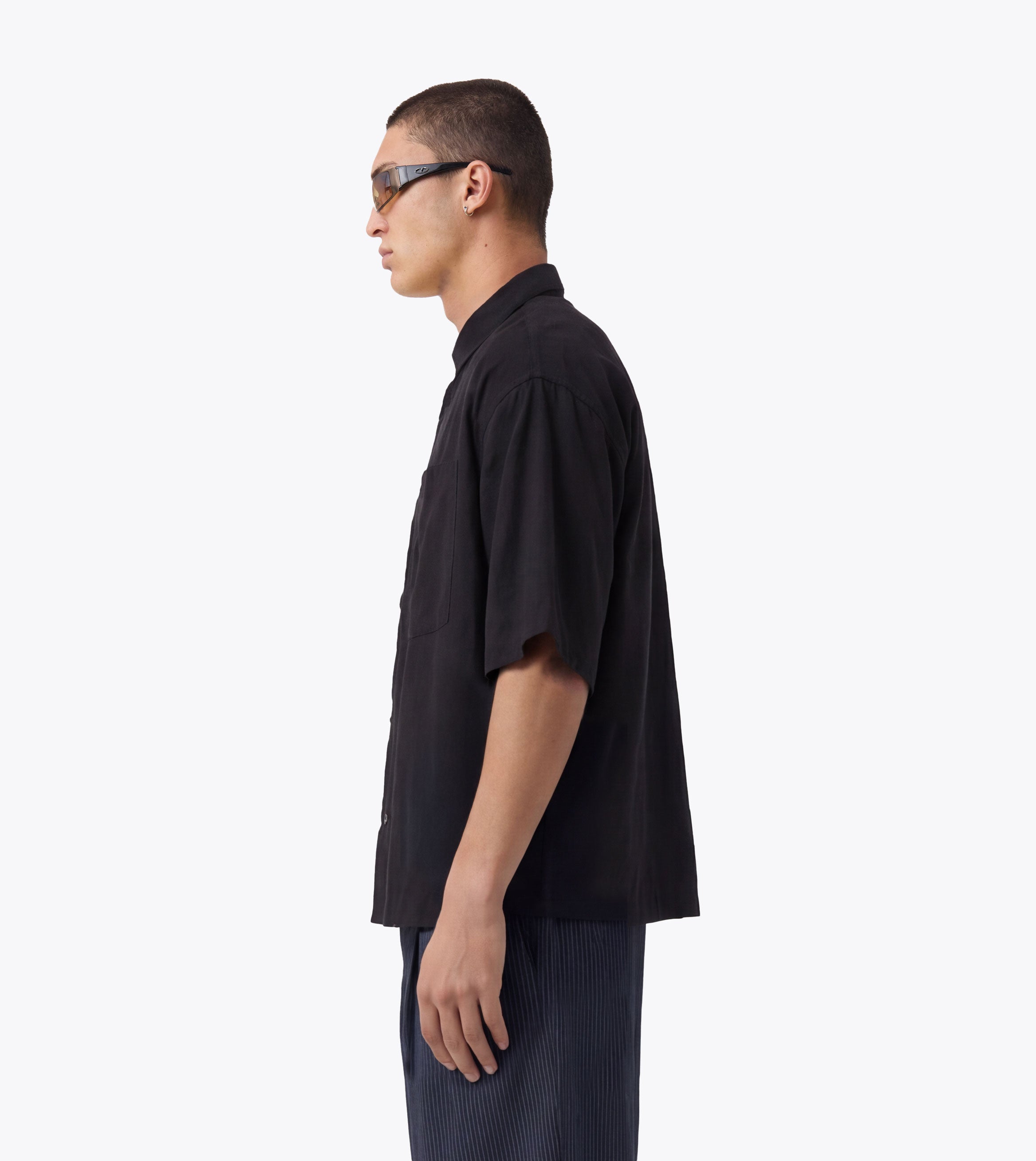 Box Crop Shirt Black - Coming Soon