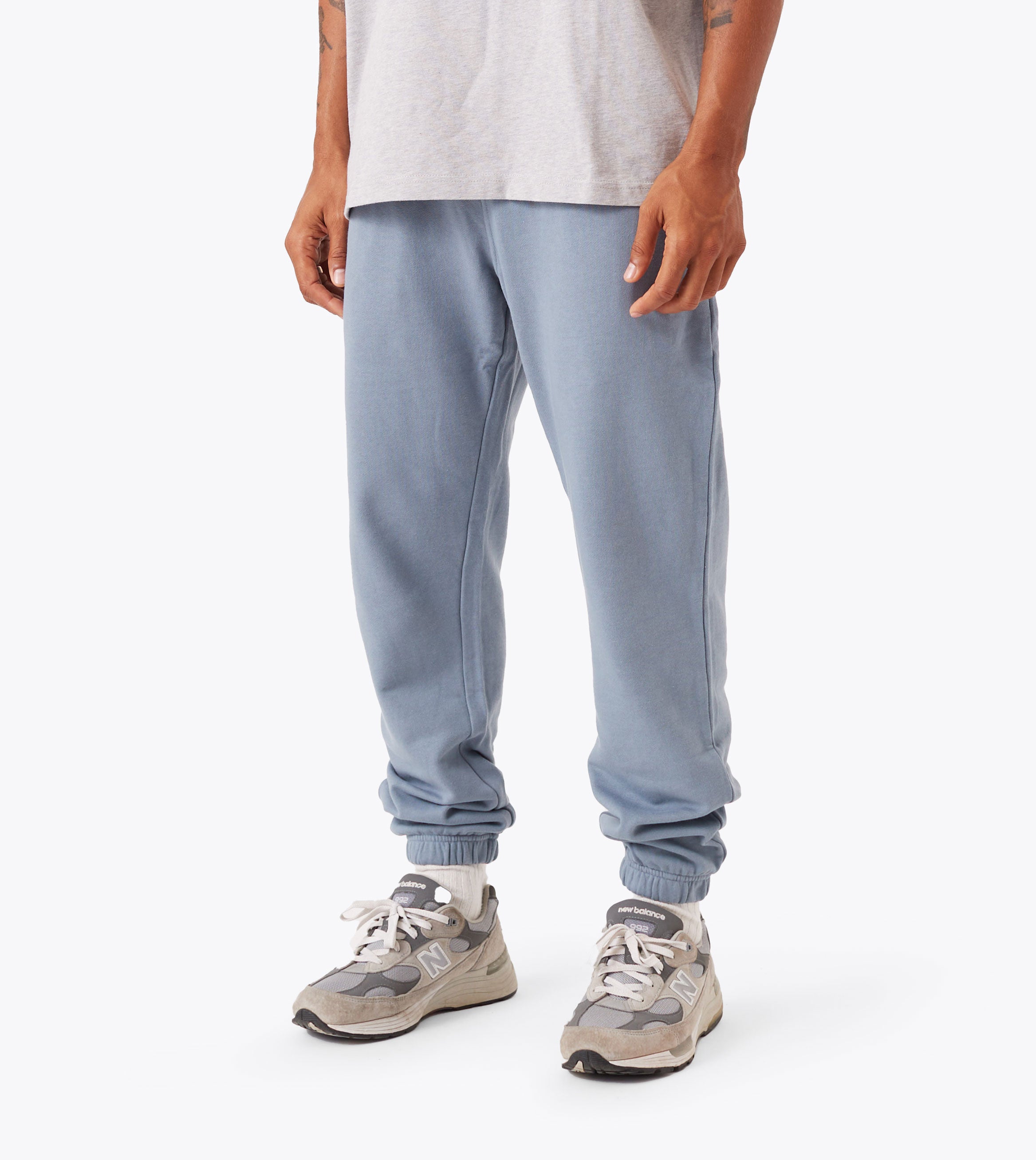Box Fleece Jogger Steel