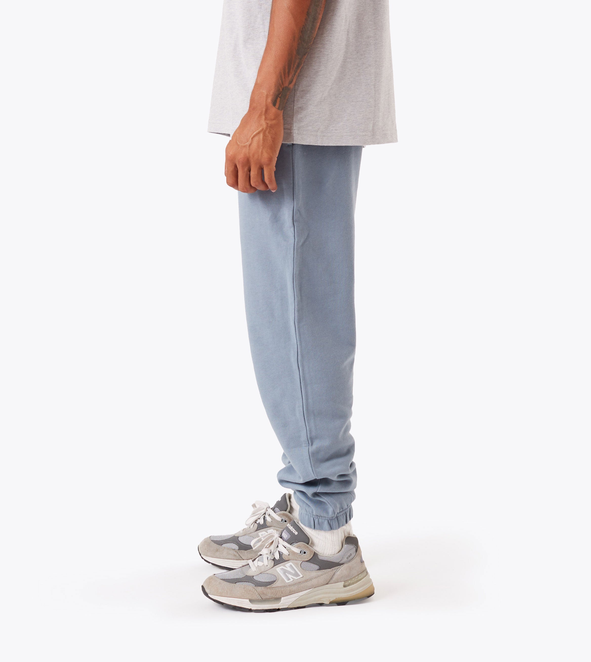 Box Fleece Jogger Steel