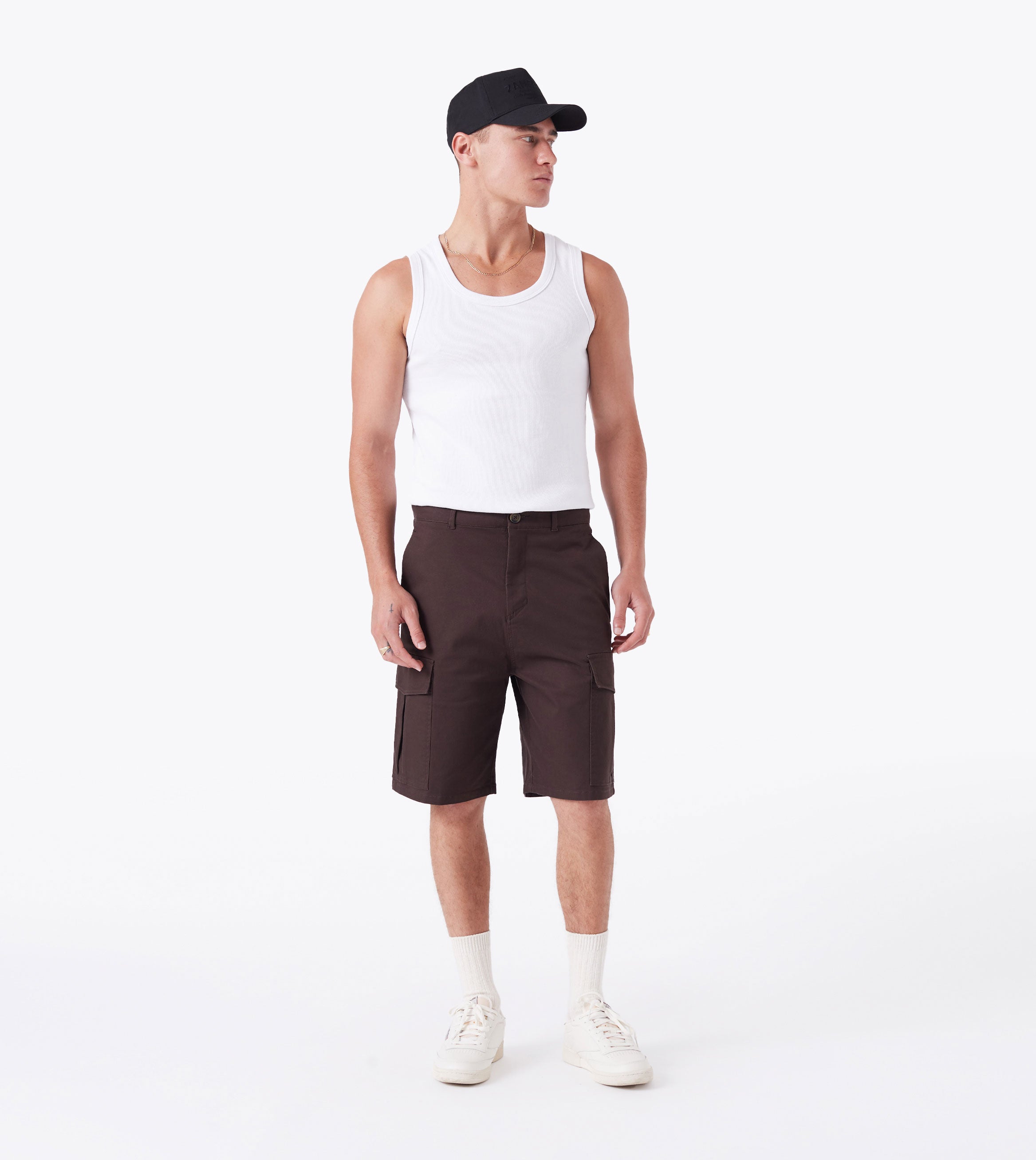 Box ++ Cargo Short Dk Choc
