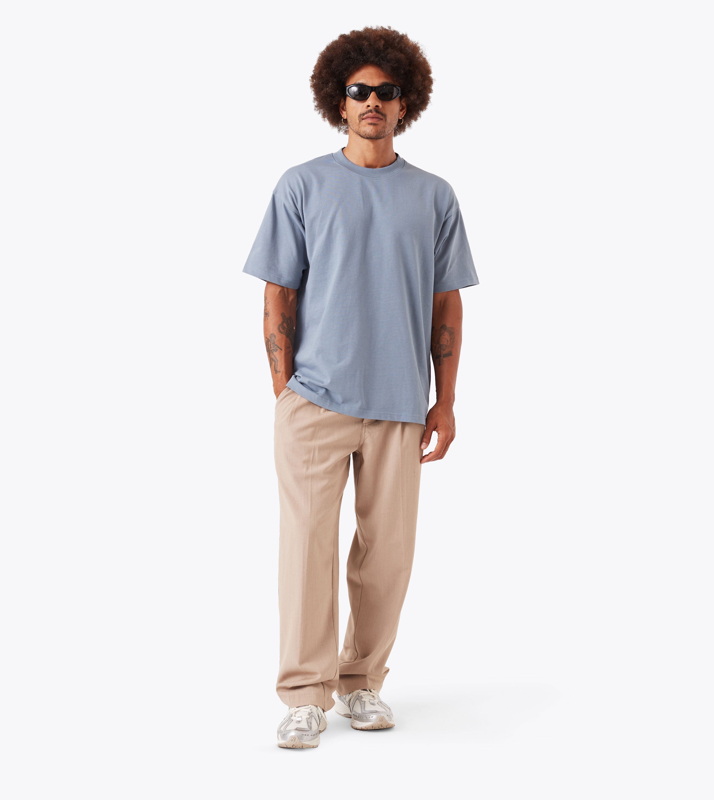 Box Tee Steel