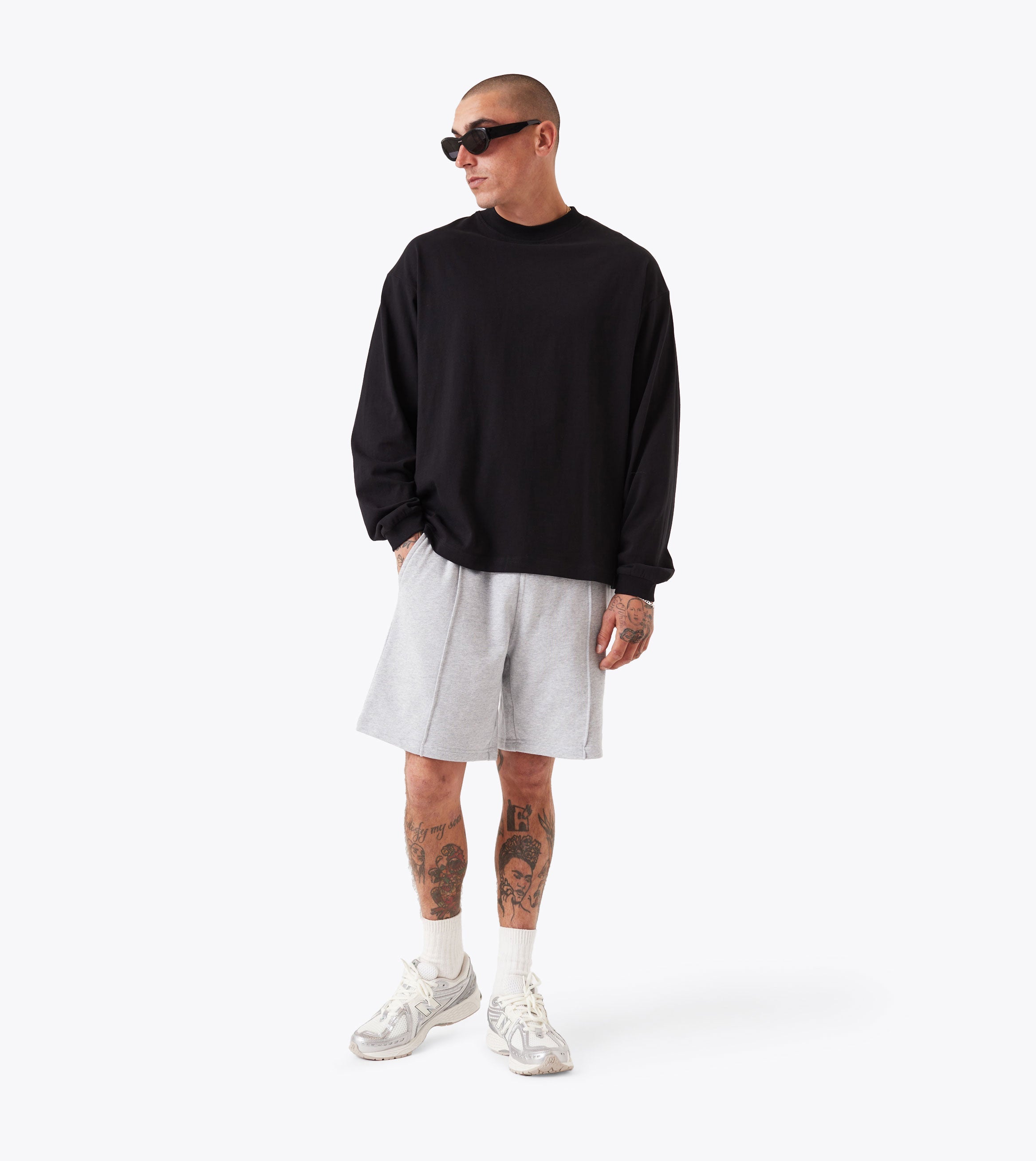 Box ++ LS Tee Black