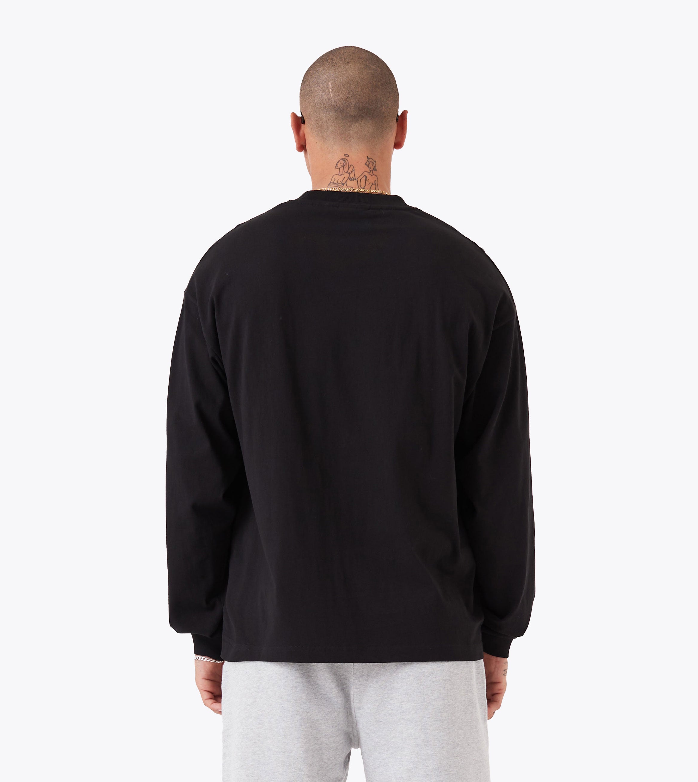 Box ++ LS Tee Black
