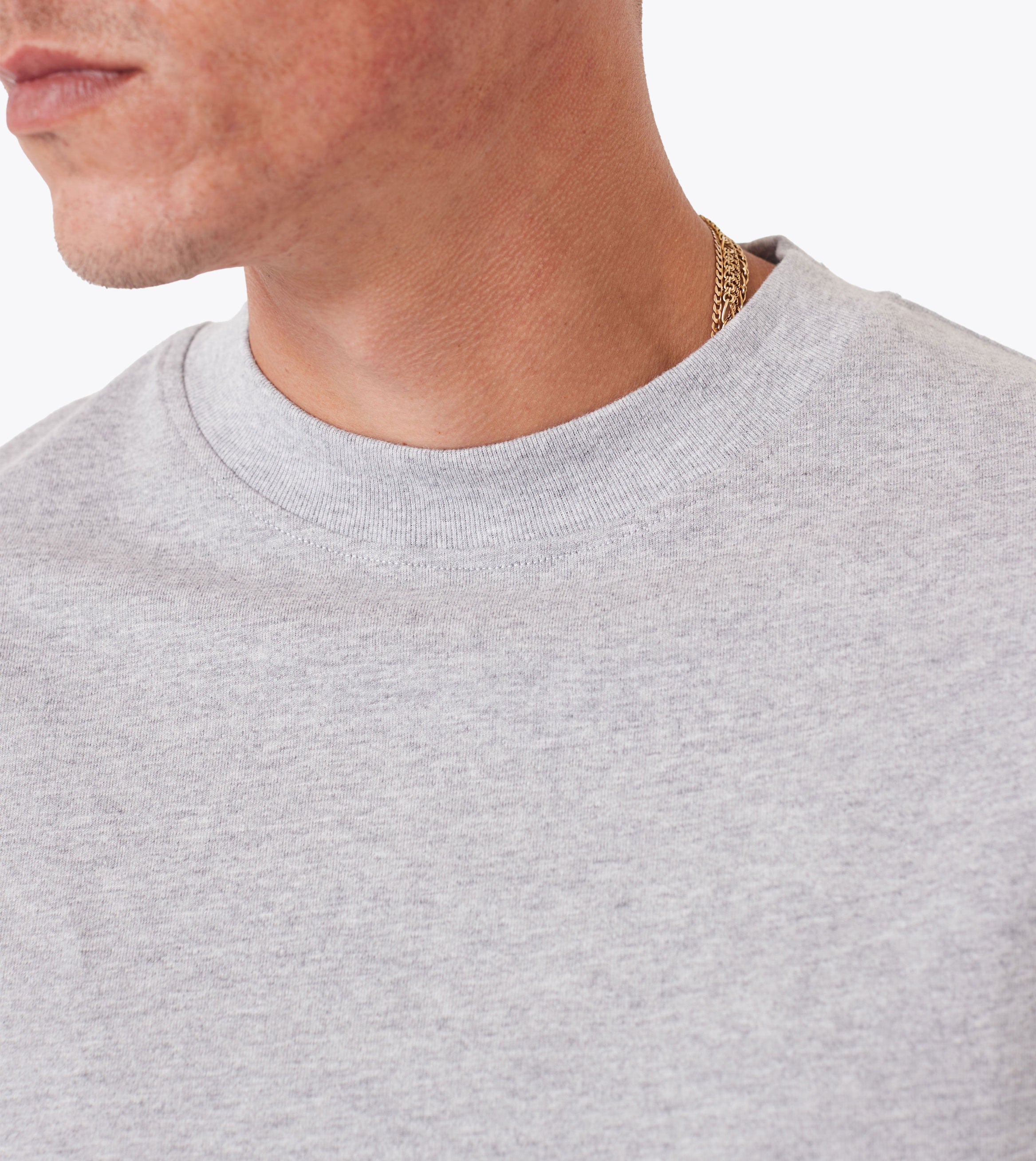 Box ++ LS Tee Grey Marle