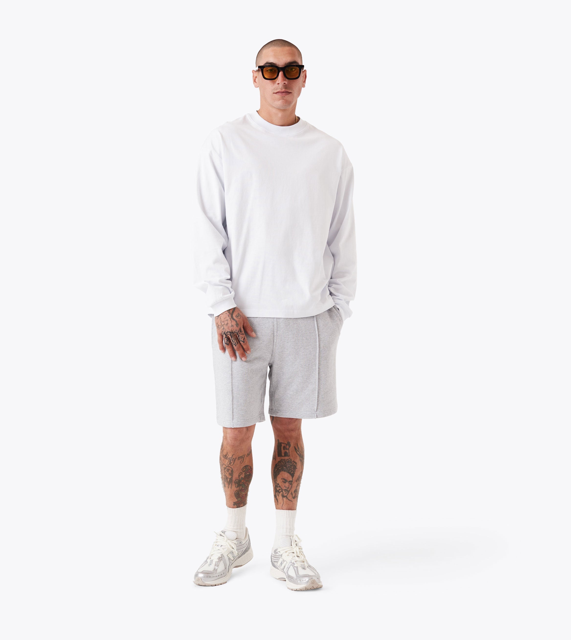 Box ++ LS Tee White