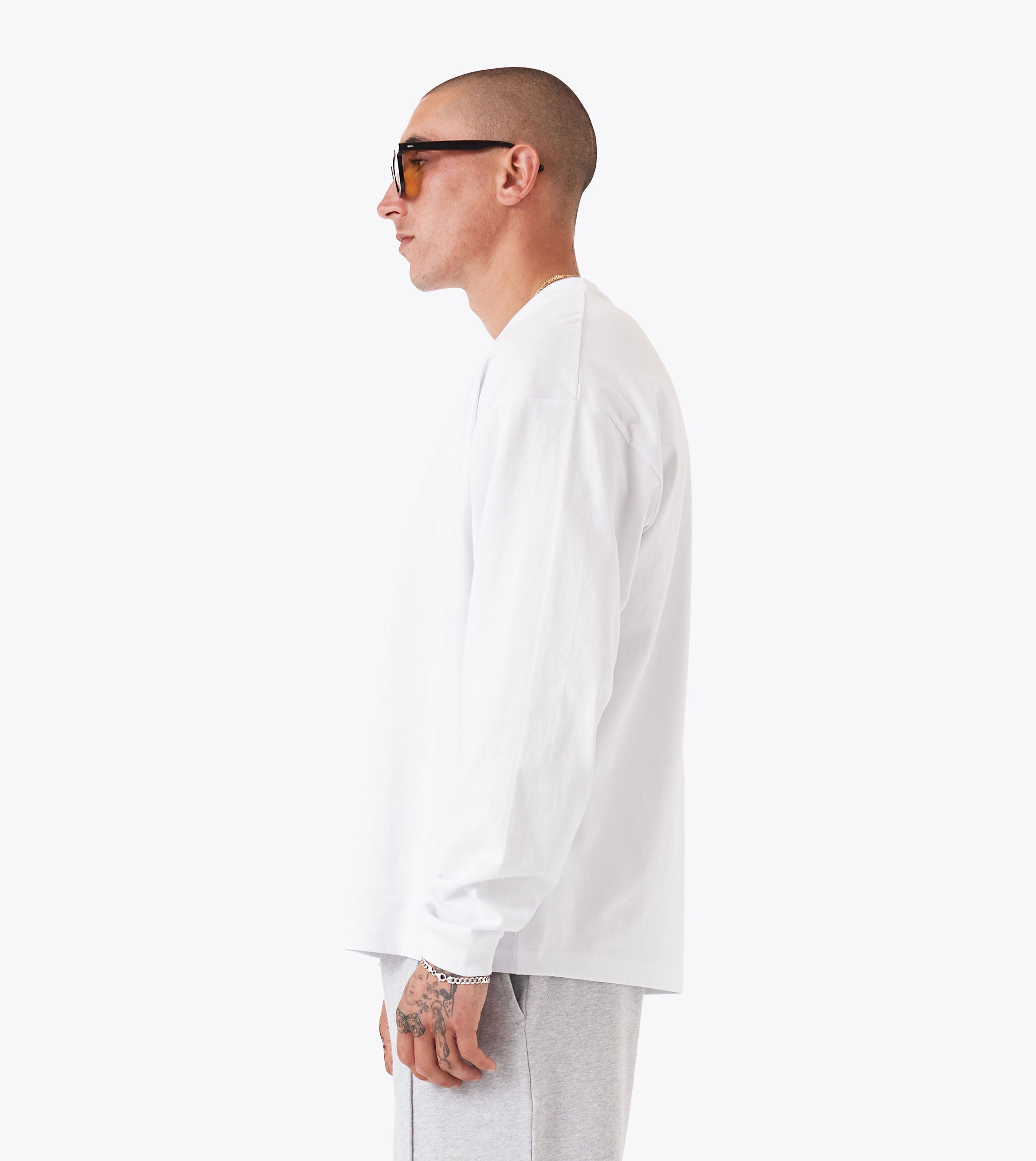 Box ++ LS Tee White