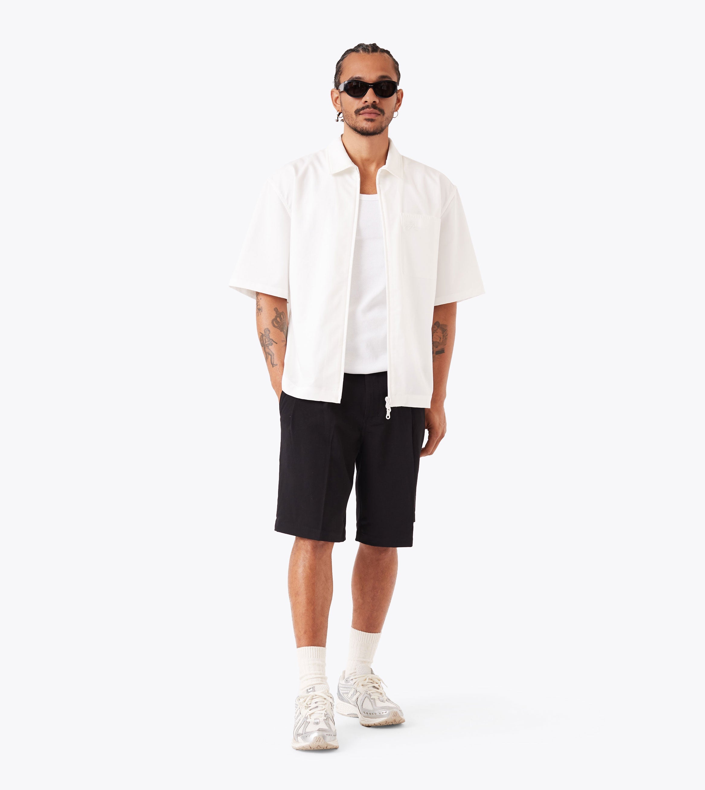 Boxy SS Overshirt 2.0 Vintage White