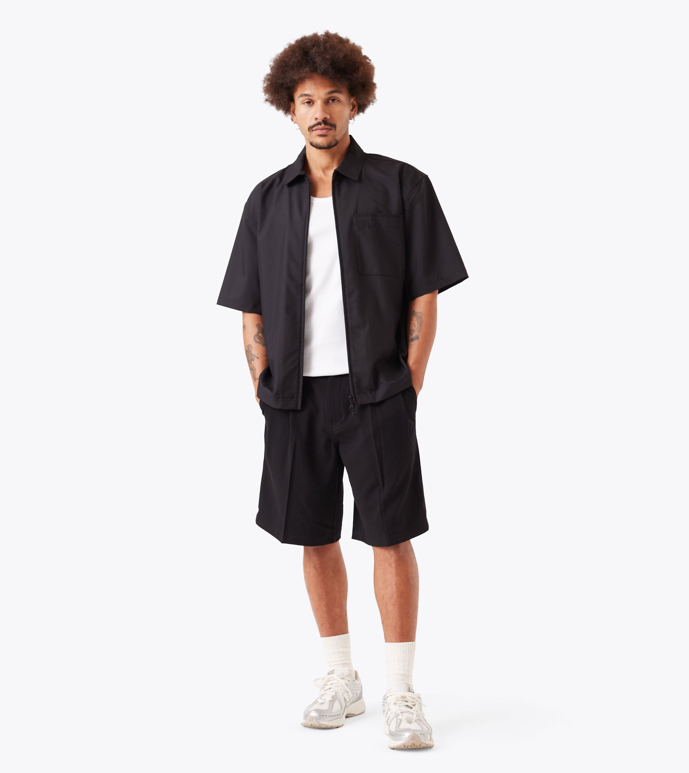 Boxy SS Overshirt 2.0 Black