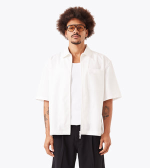 Boxy SS Overshirt 2.0 Vintage White