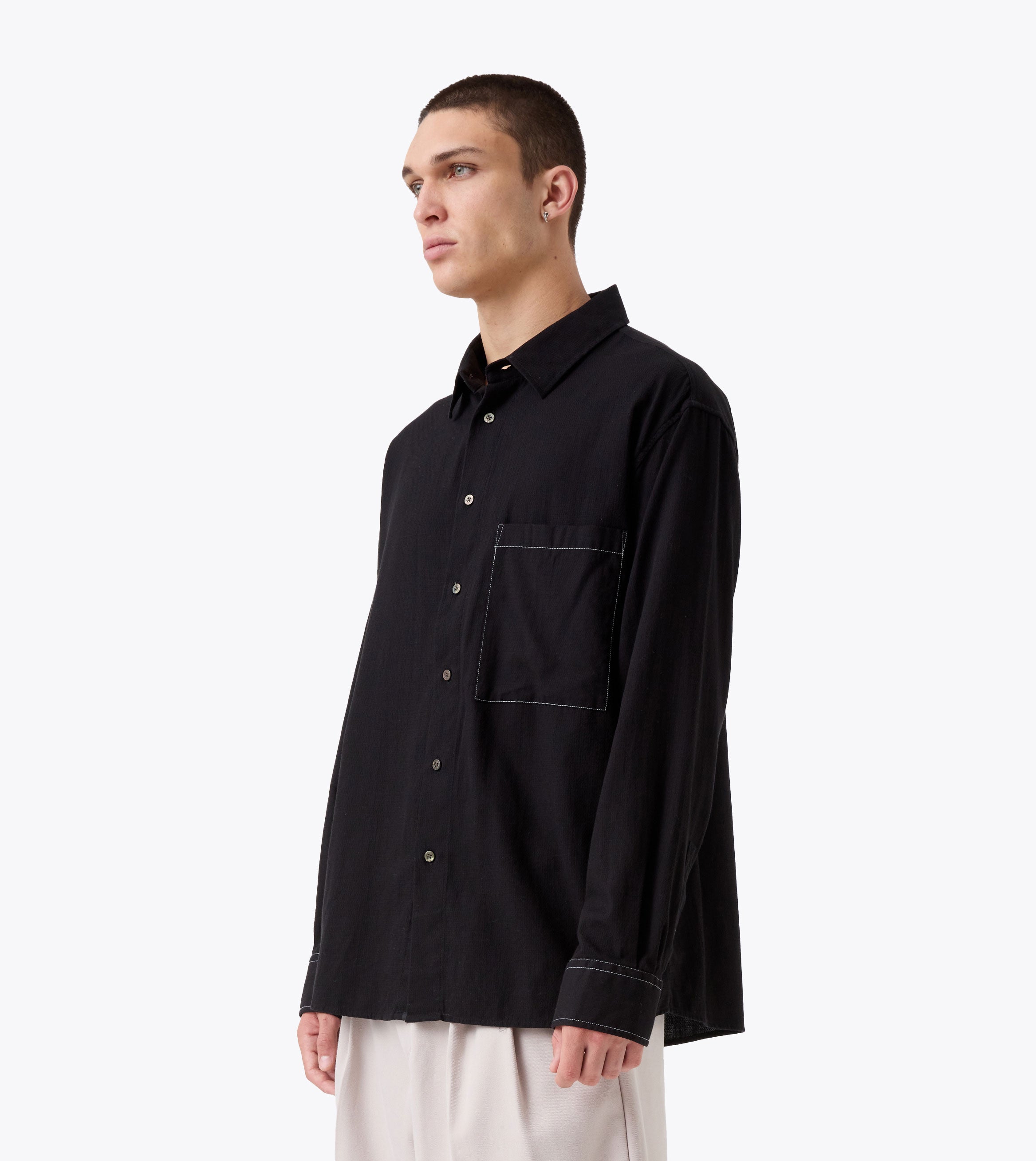 Business LS Shirt Black