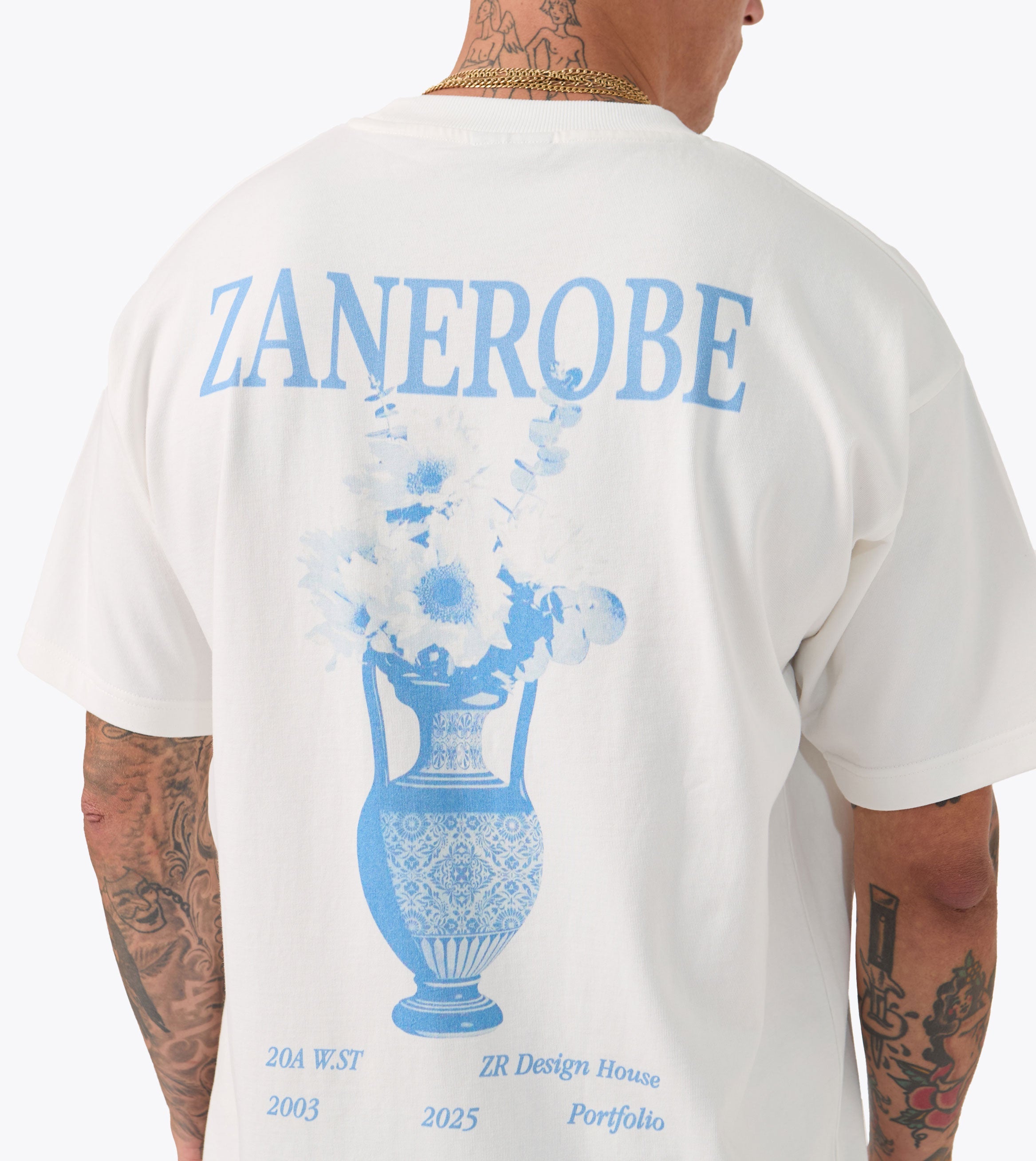 Ceramic Box Tee Vintage White