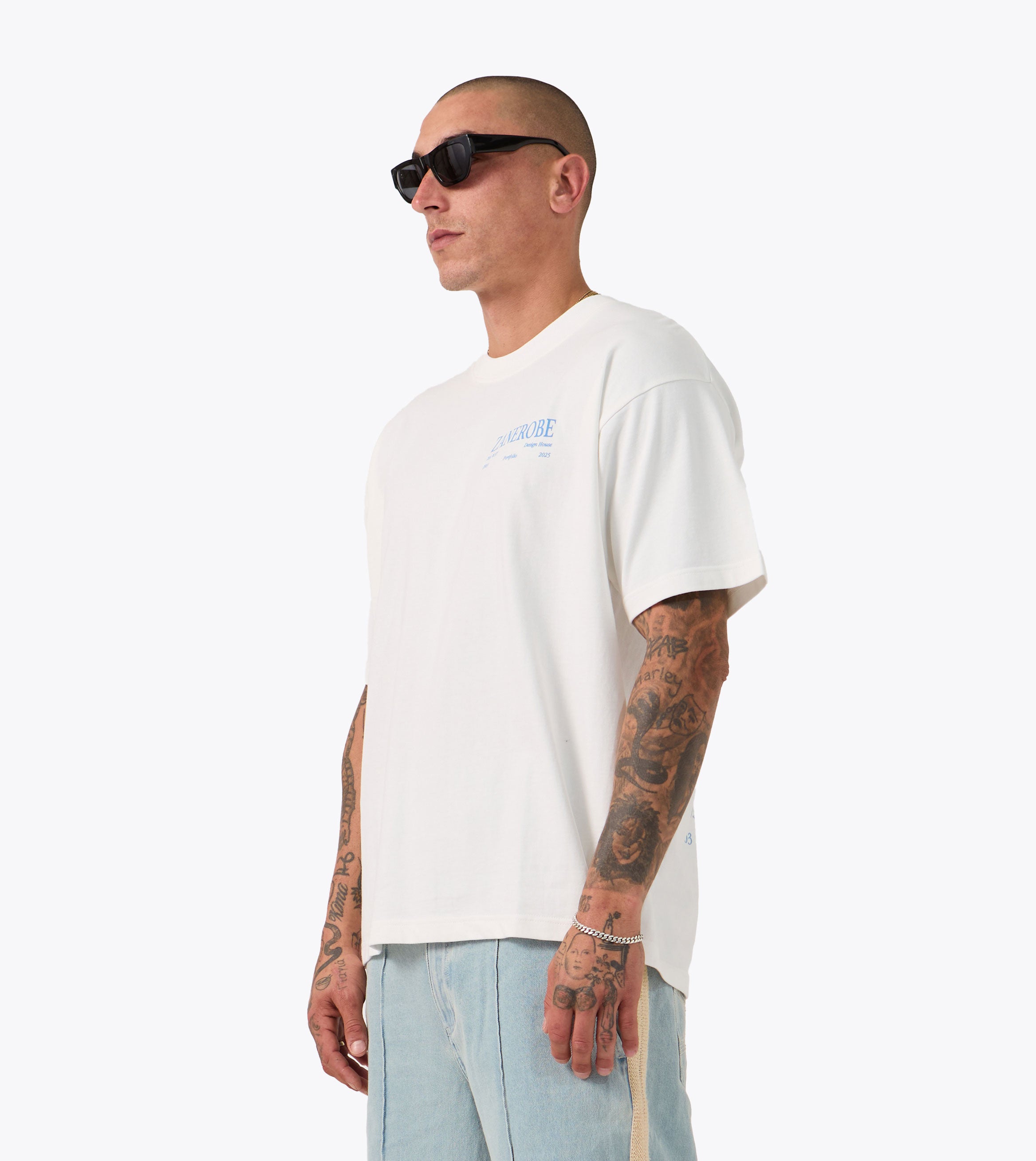 Ceramic Box Tee Vintage White