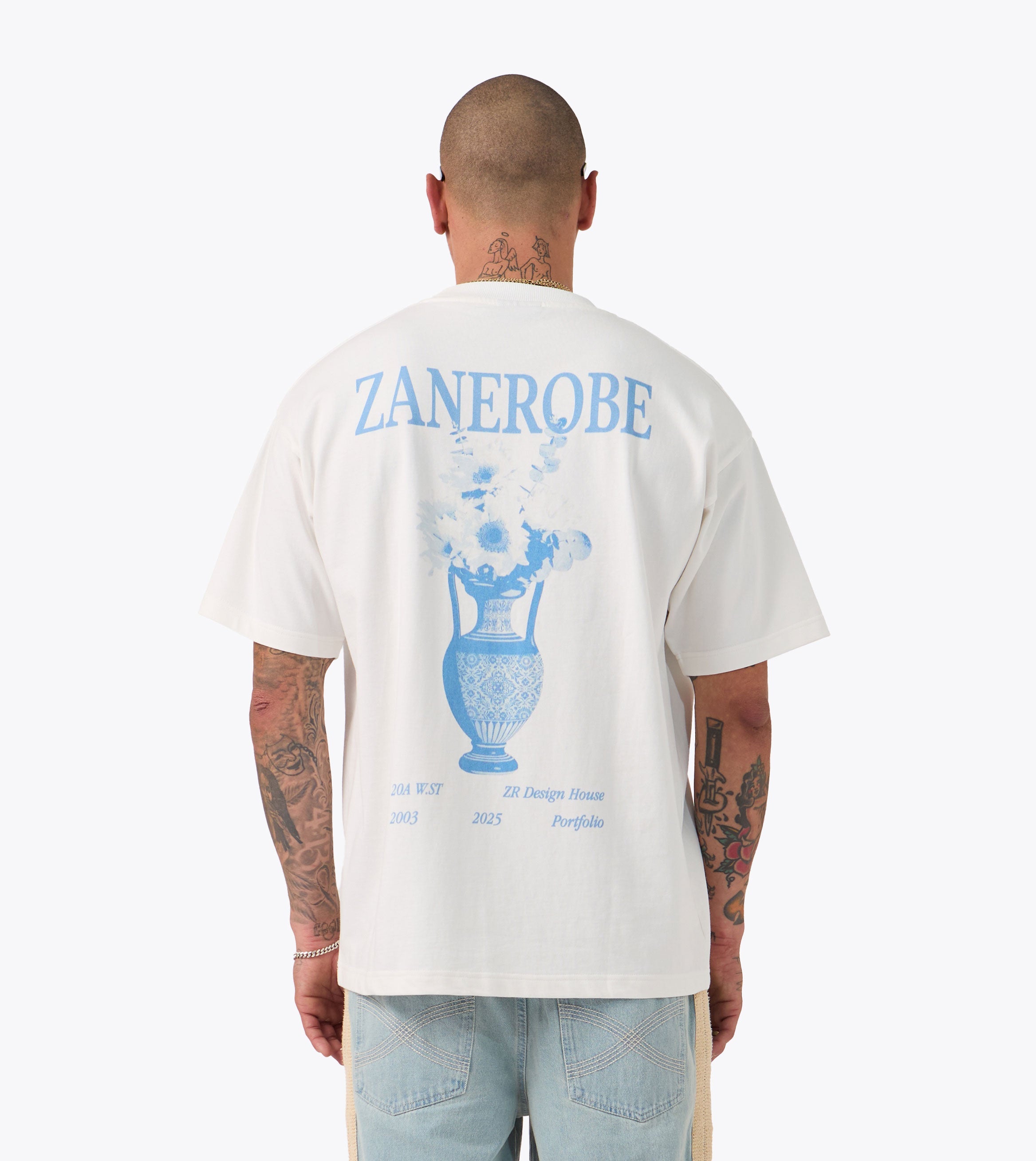 Ceramic Box Tee Vintage White