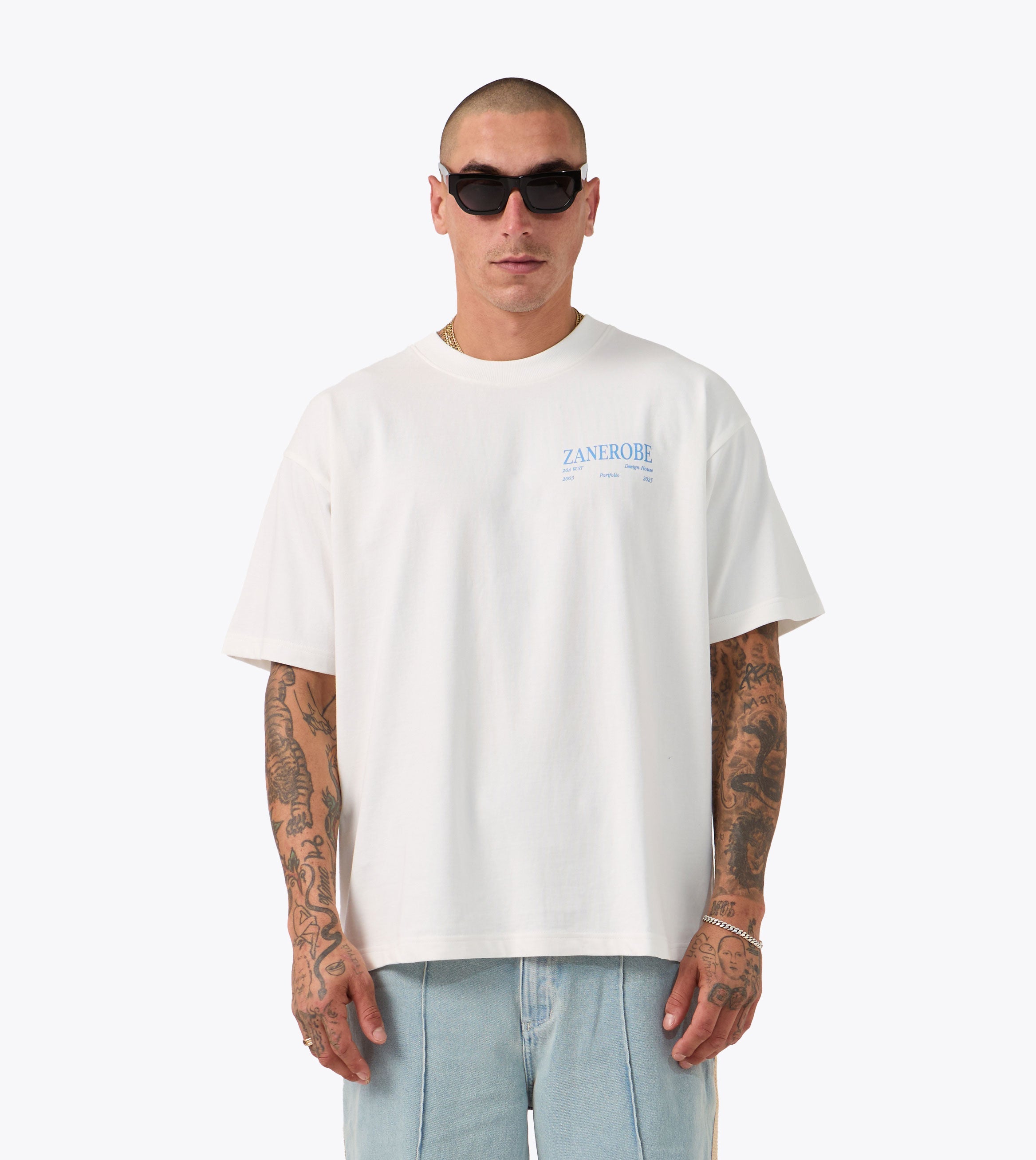 Ceramic Box Tee Vintage White