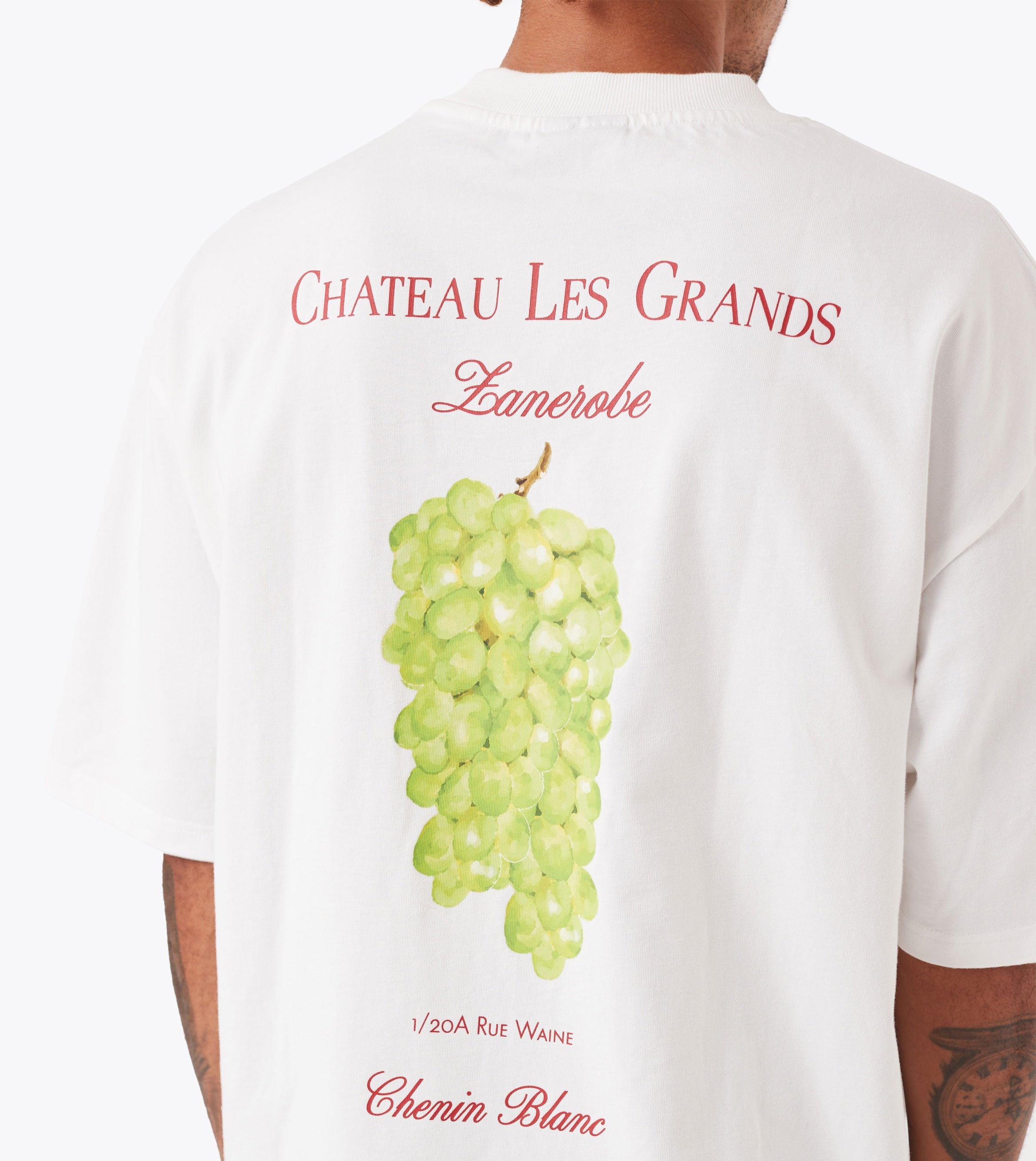 Chateau Les Zanerobe Flow Tee Vintage White