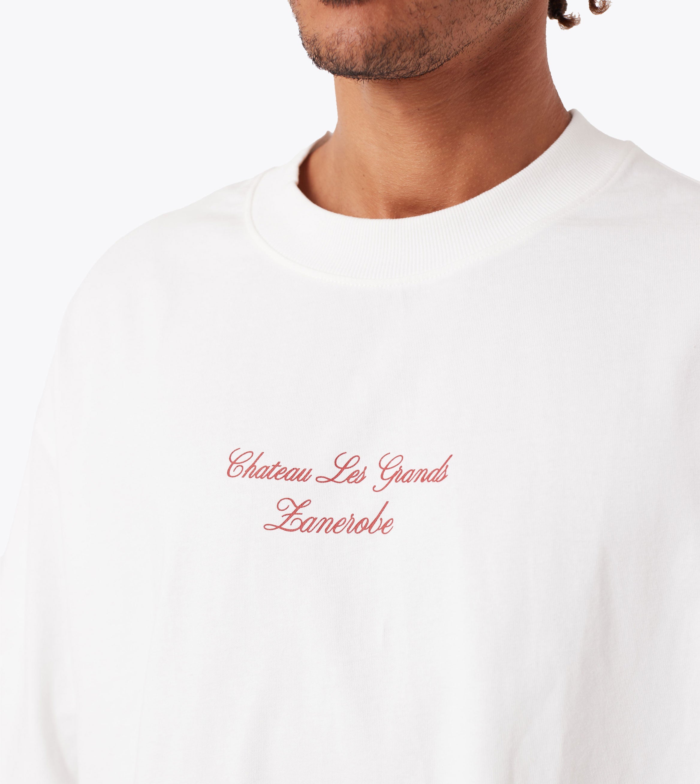 Chateau Les Zanerobe Flow Tee Vintage White