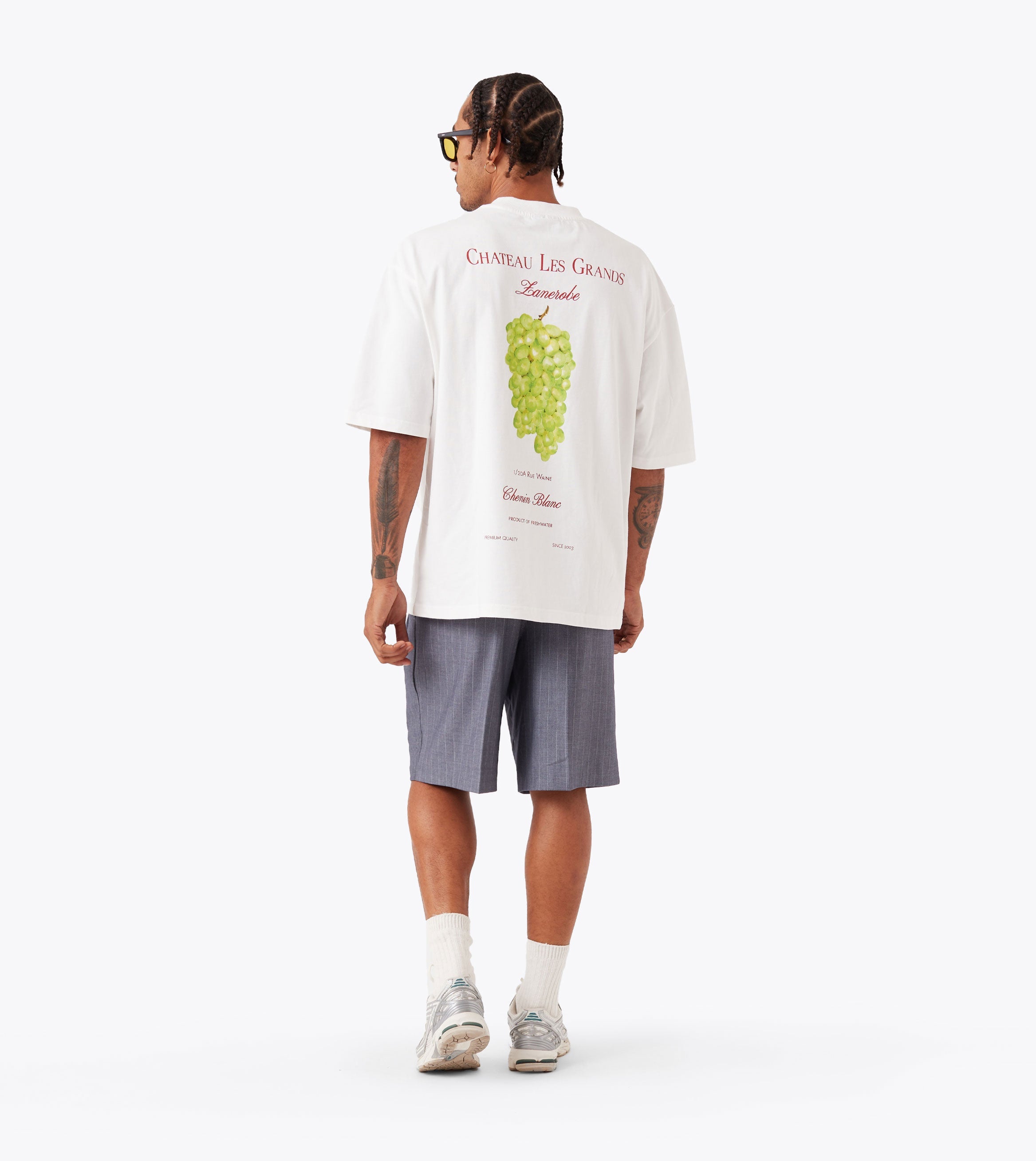 Chateau Les Zanerobe Flow Tee Vintage White