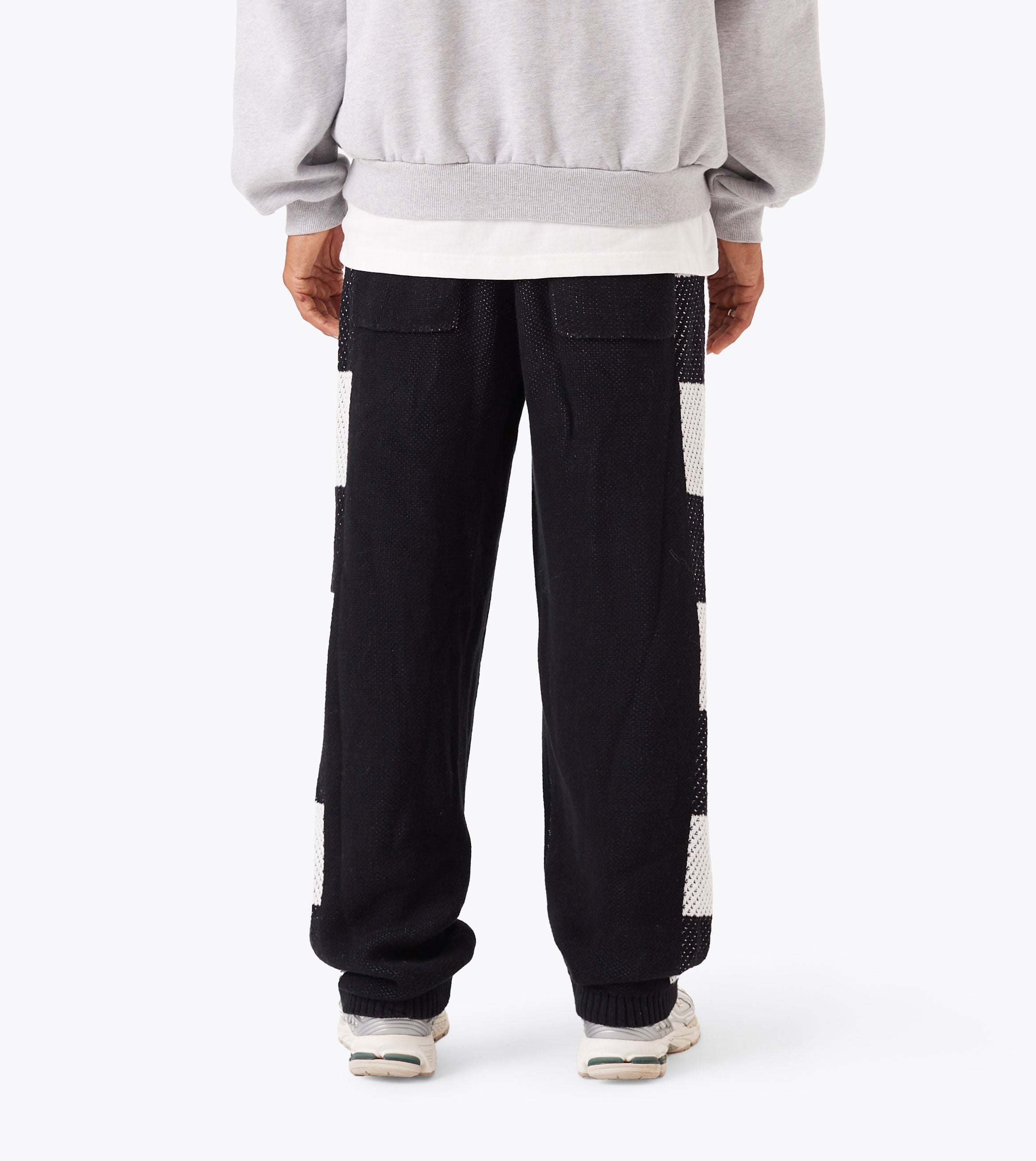 Checker Lounge Pant Black