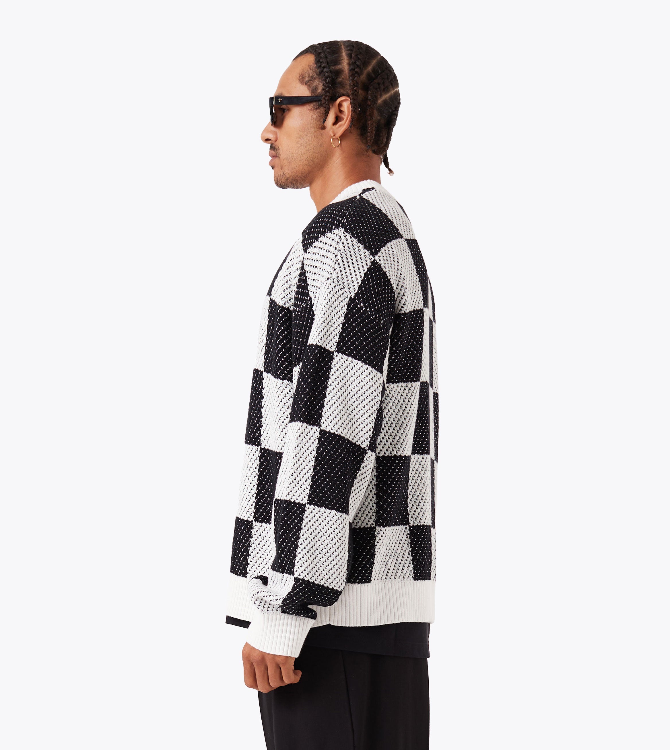 Checker OS Knit Vintage White/Black