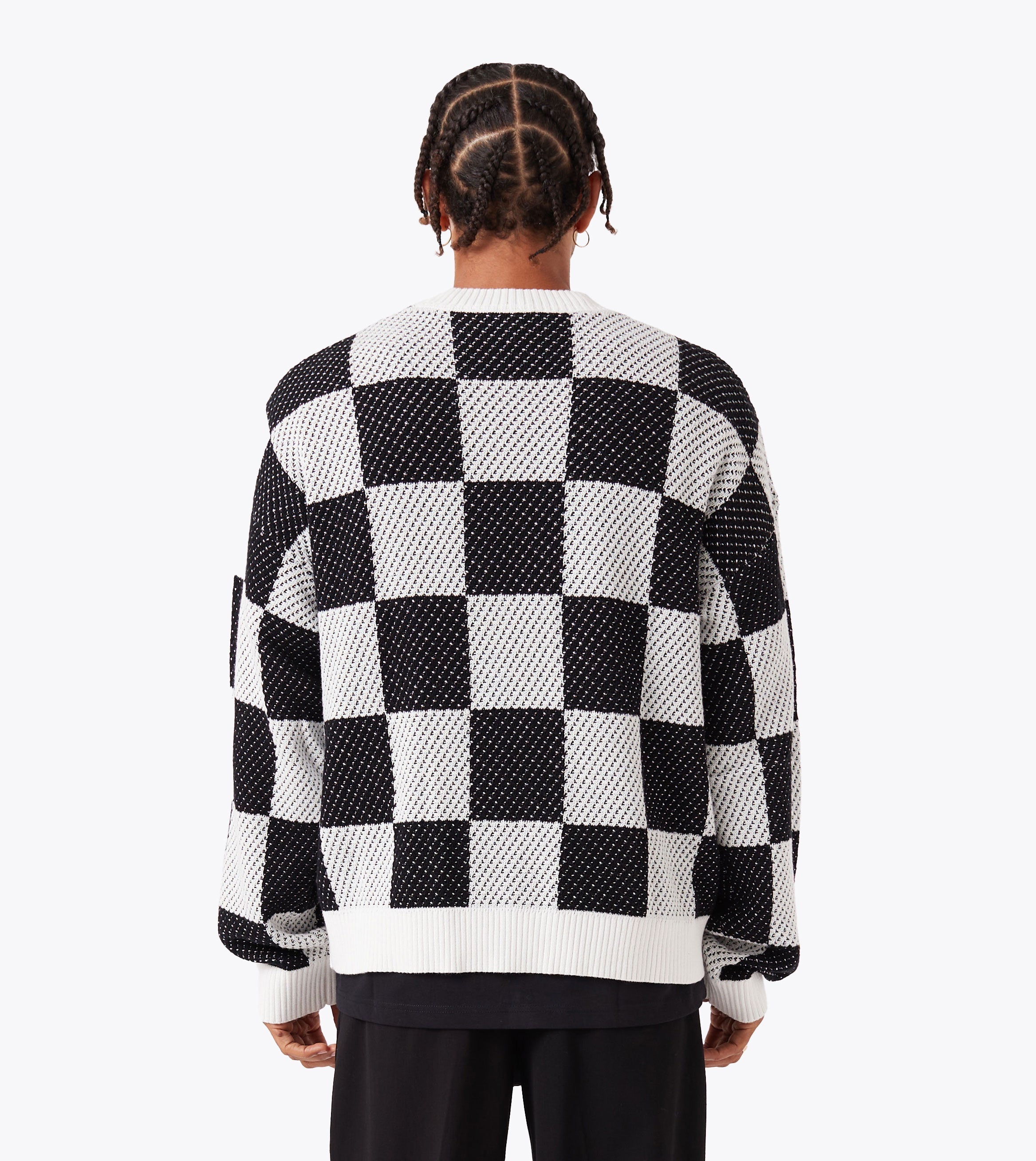 Checker OS Knit Vintage White/Black