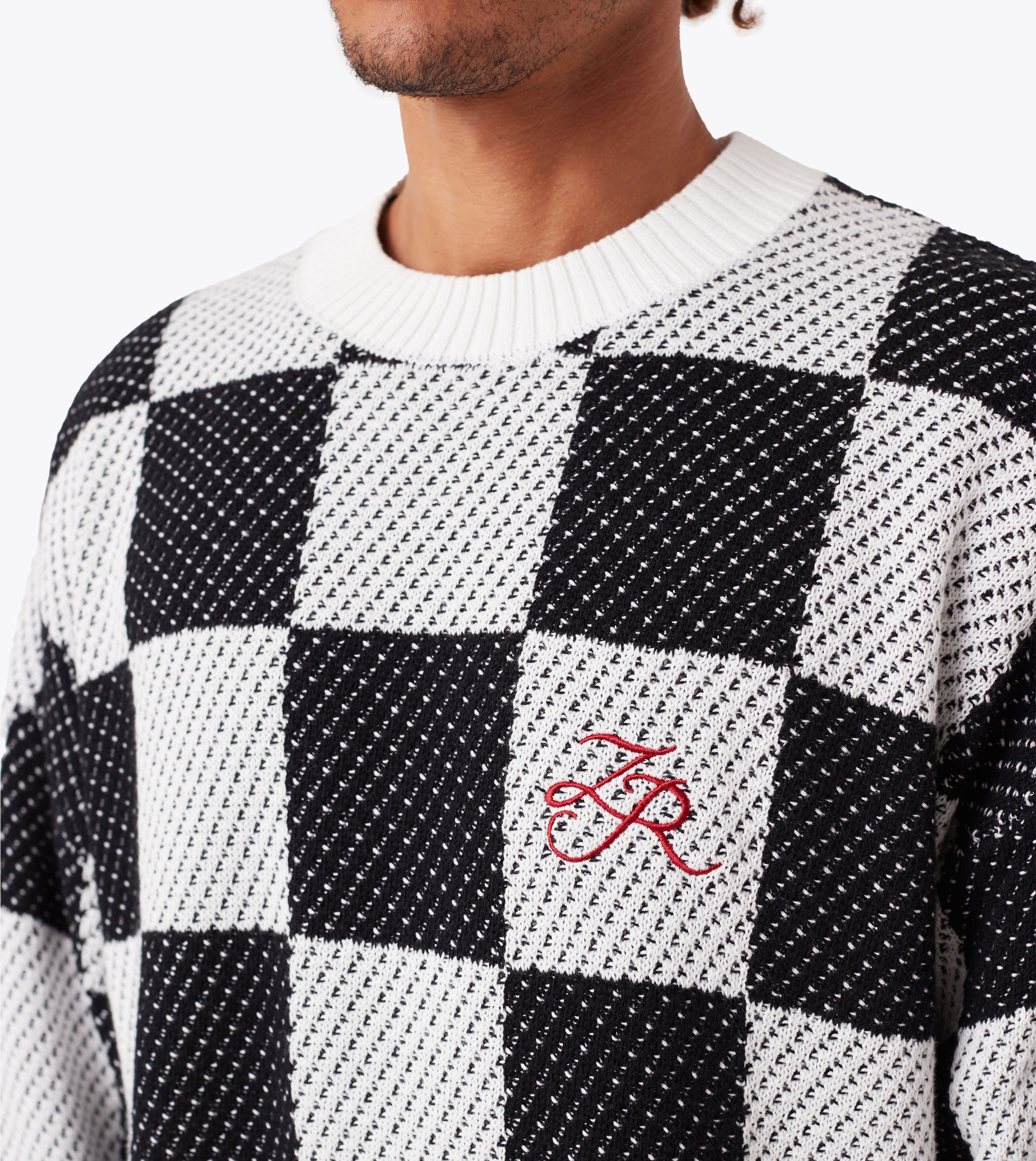 Checker OS Knit Vintage White/Black