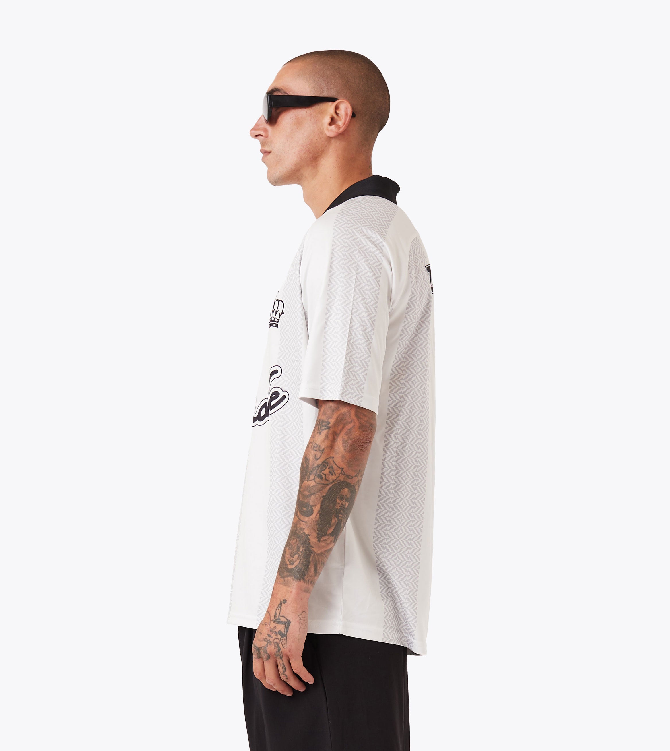 Classique Football Jersey Vintage White