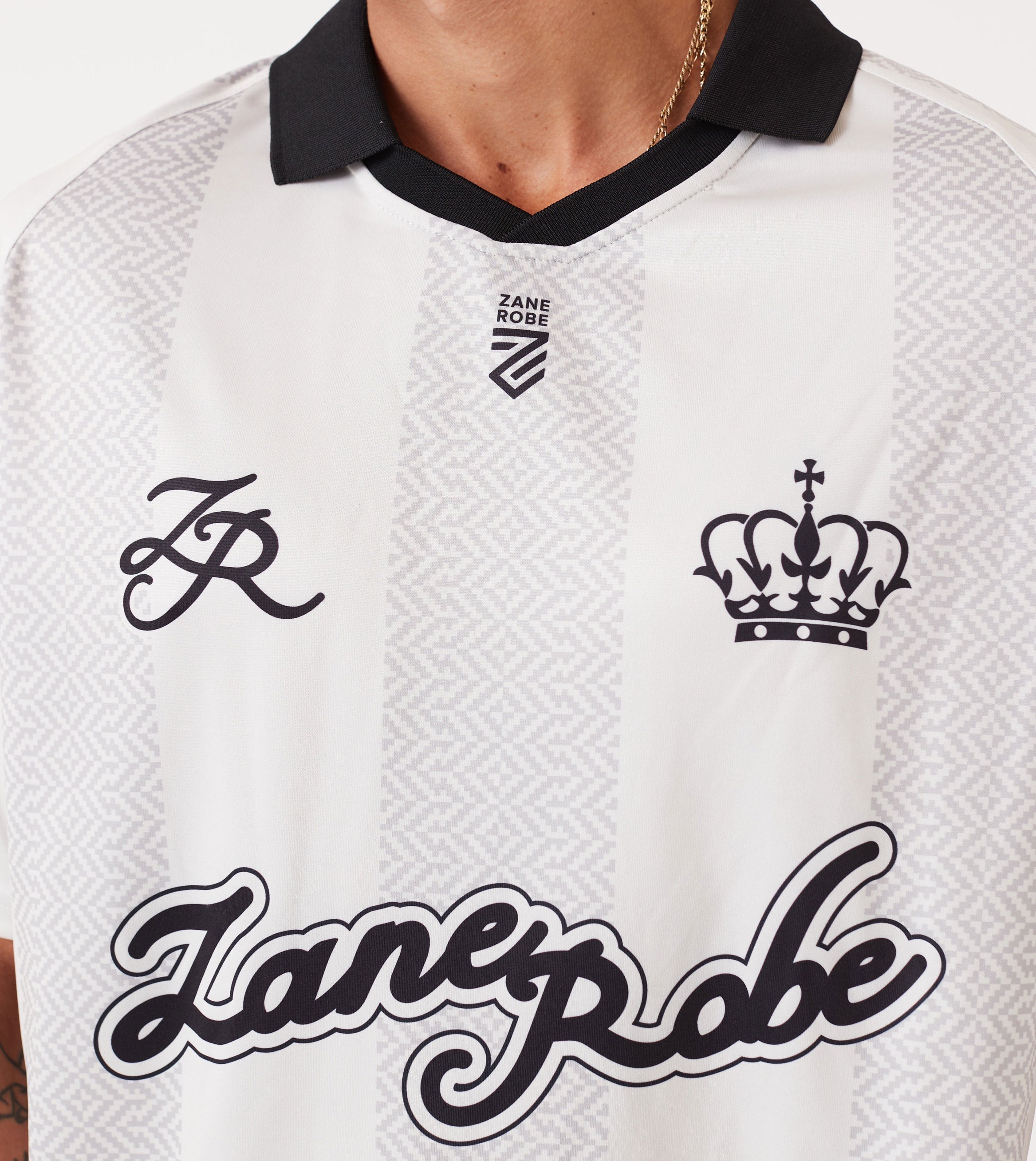 Classique Football Jersey Vintage White