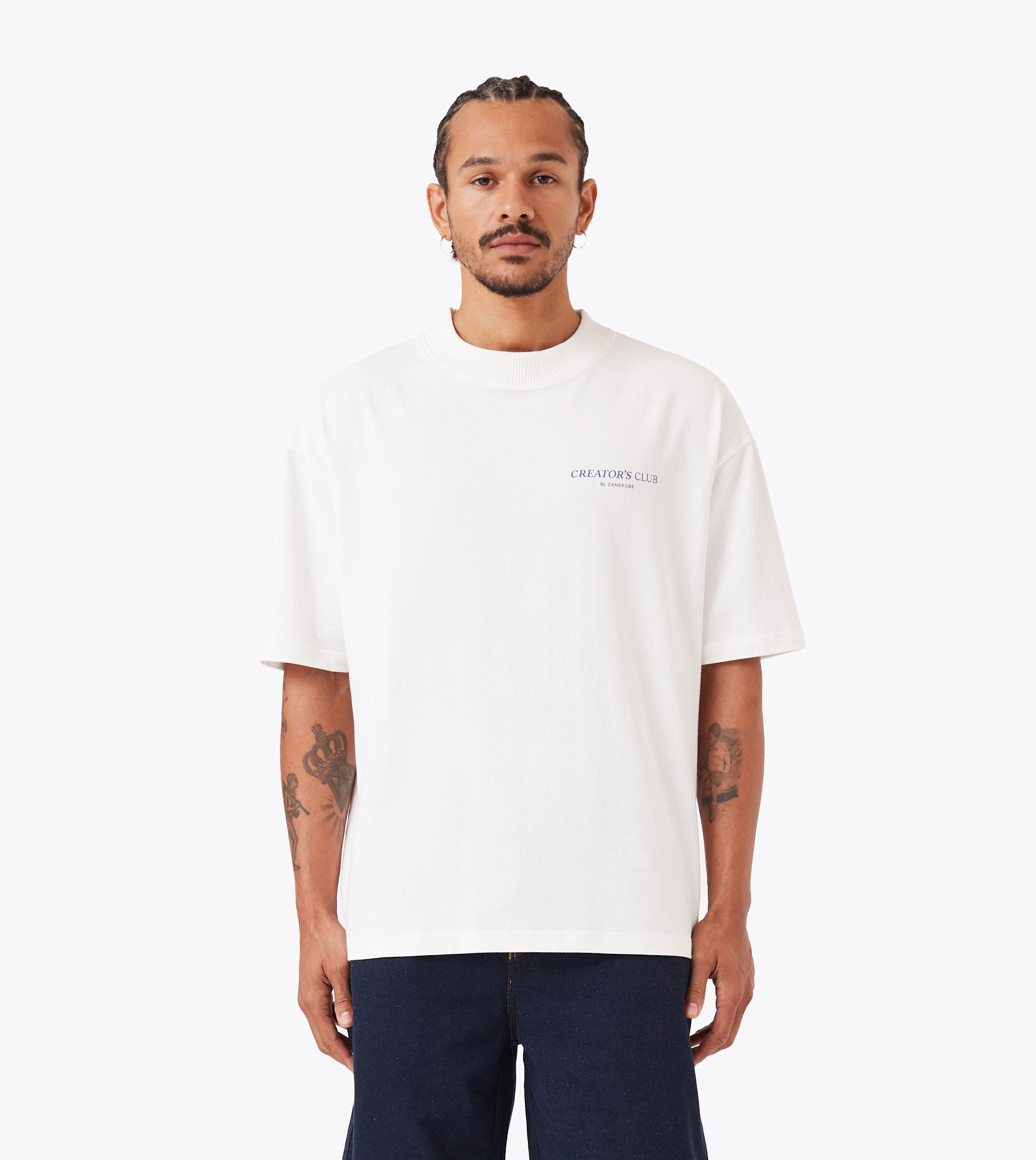 Creators Club Lounge Tee Vintage White